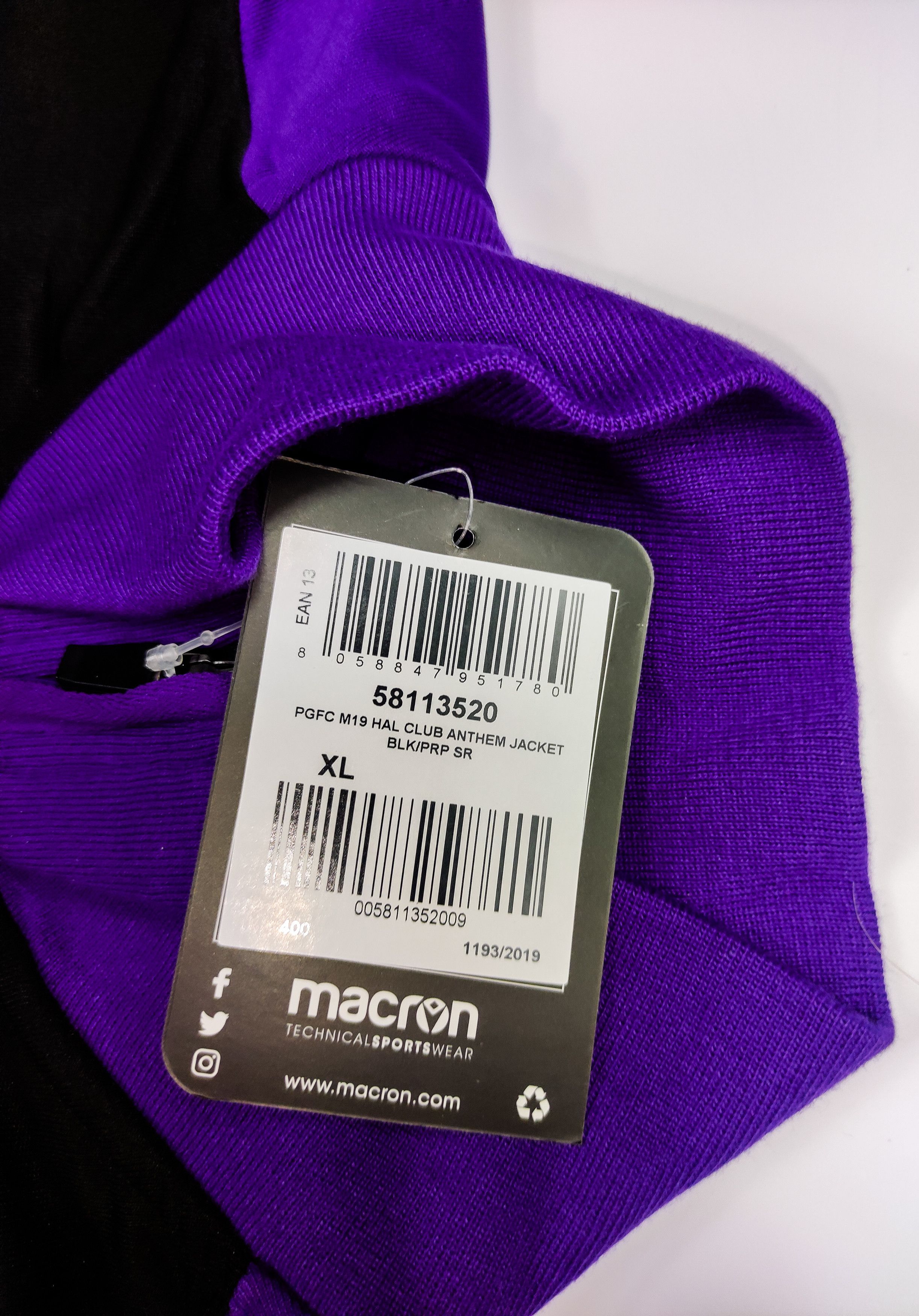 Macron Perth Glory Macron Anthem Travel Jacket Track Tracksuit Size US XL / EU 56 / 4 - 5 Thumbnail