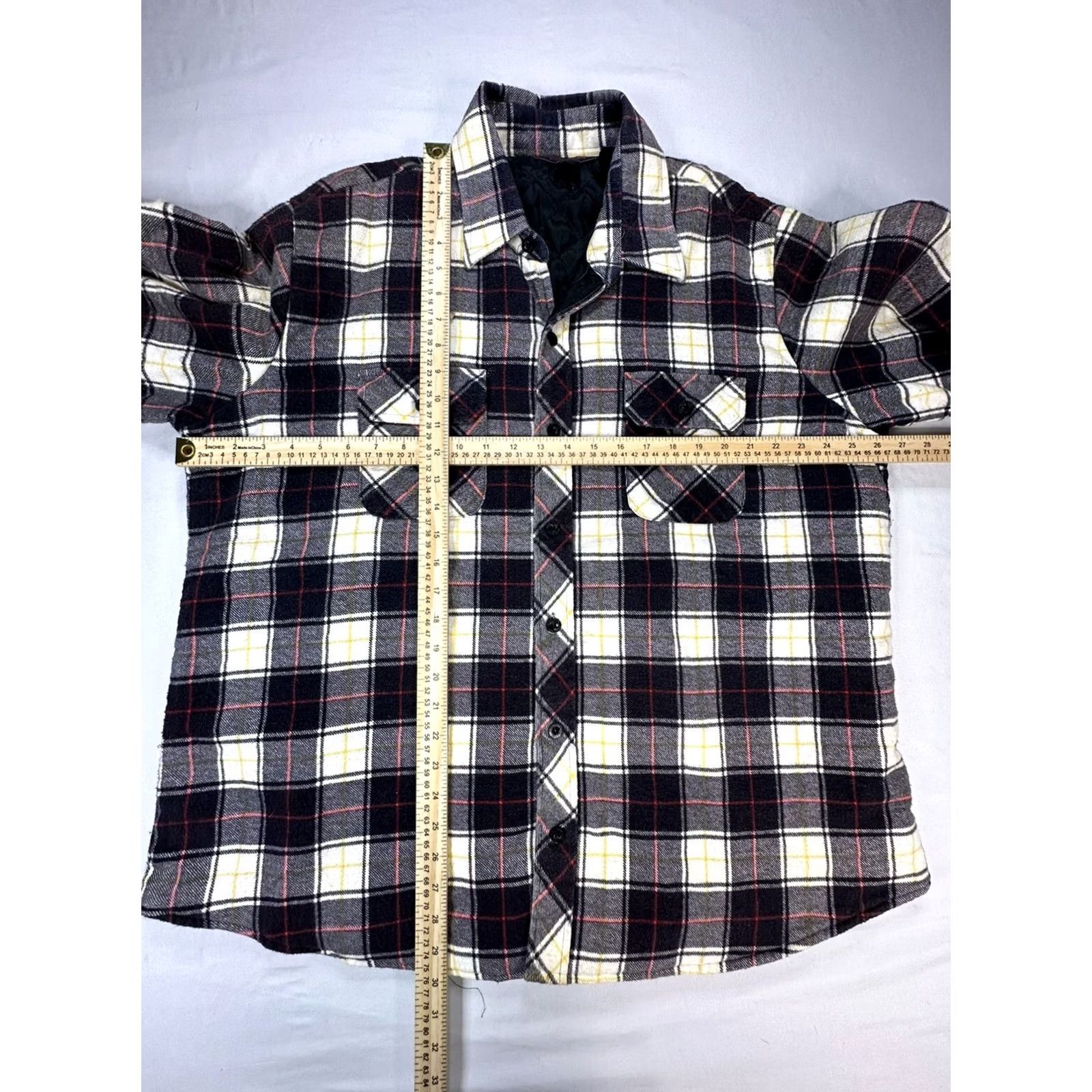 Vintage VINTAGE Woodland Jacket 2XL Black White Flannel Quilted Men’s Mens Shirt? Size US XXL / EU 58 / 5 - 2 Thumbnail