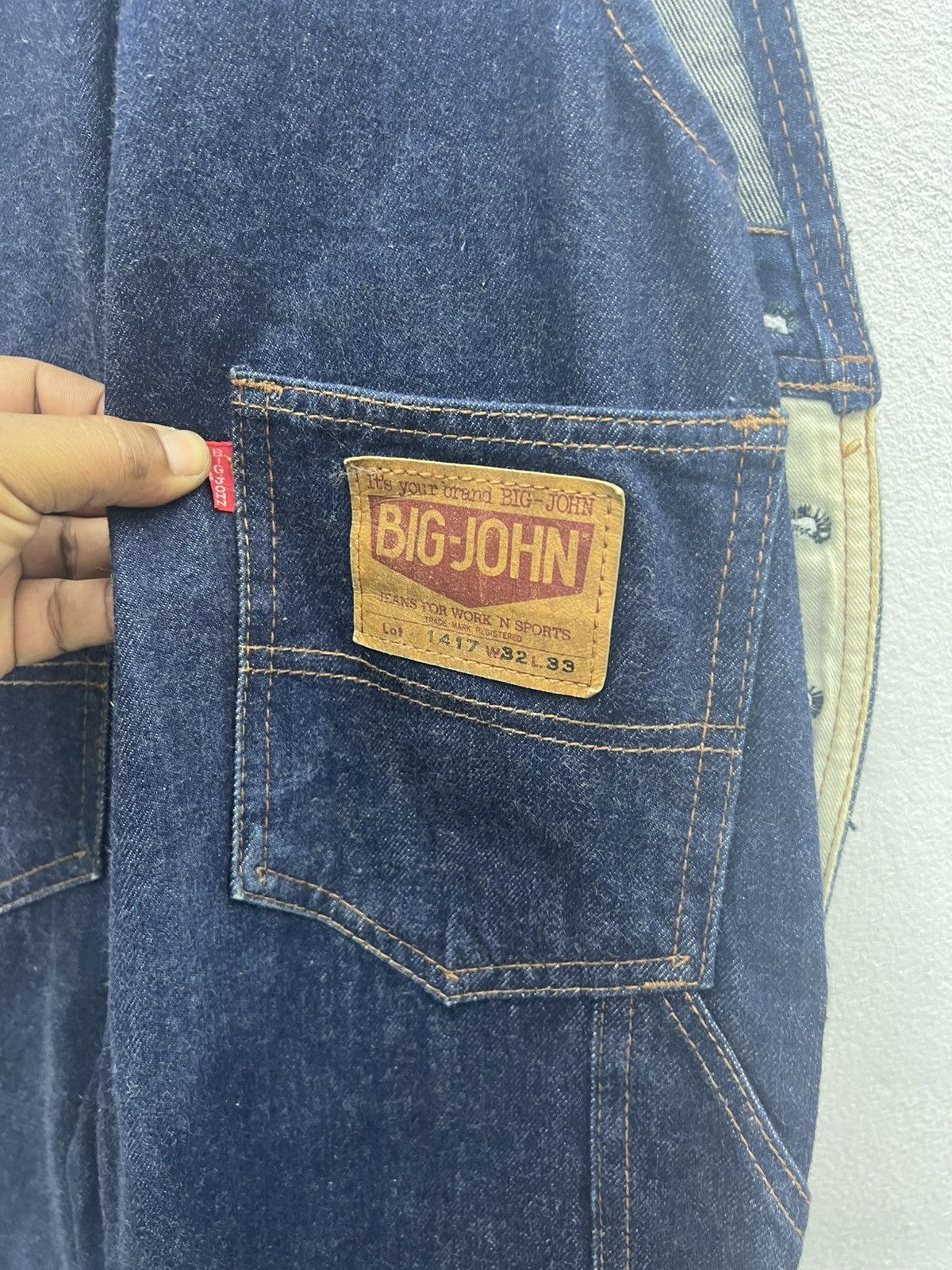 Big John BIG JOHN DENIM OVERALLS HIGH BACK Size US 32 / EU 48 - 9 Thumbnail