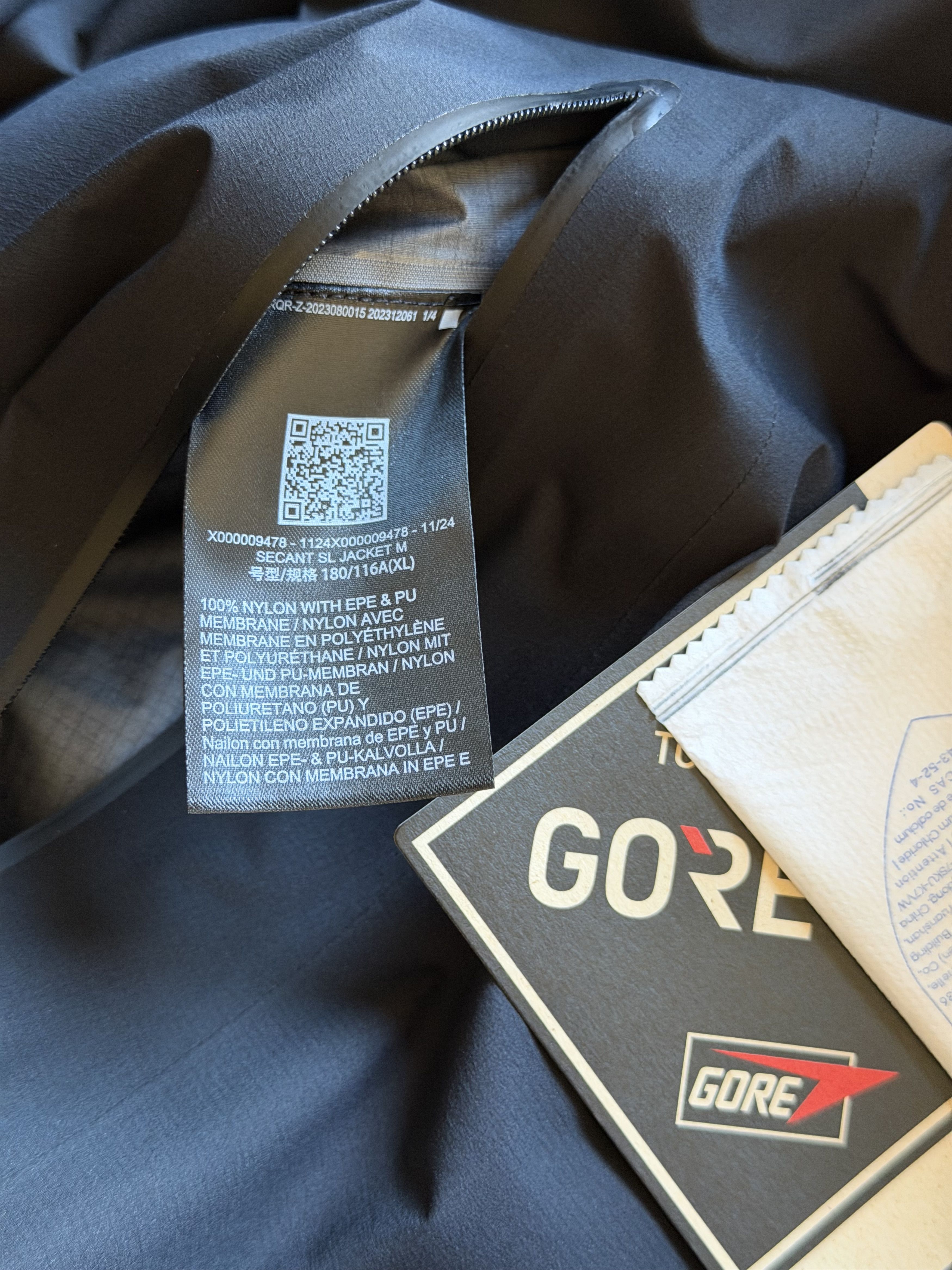 Veilance Arc'Teryx Veilance Secant SL Jacket in Black Size US XL / EU 56 / 4 - 11 Thumbnail