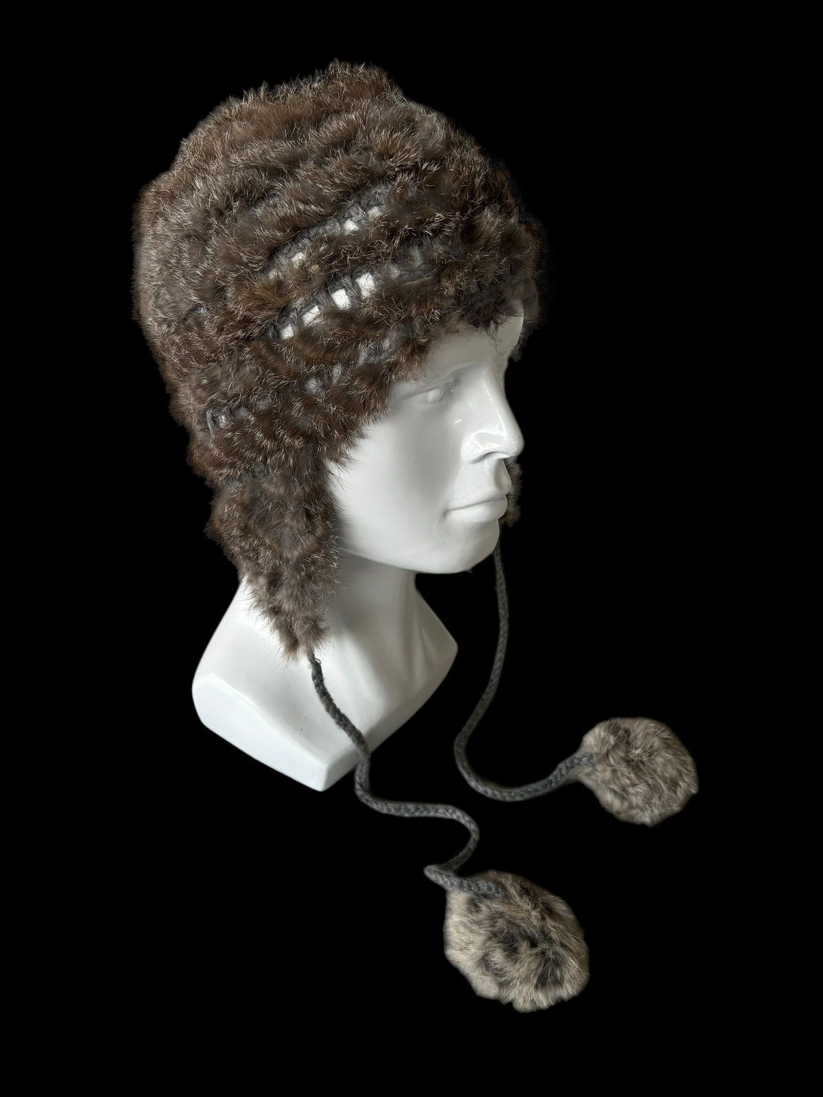 Japanese Brand × Kapital × Vintage Interspia Fur Mohair Knitt Beanie Hats RARE !! Size ONE SIZE - 3 Thumbnail