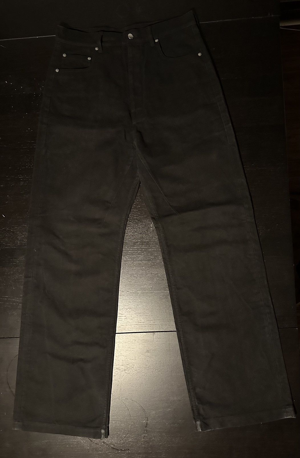 Rick Owens Rick Owens Geth Cut Denim Size US 31 - 1 Thumbnail