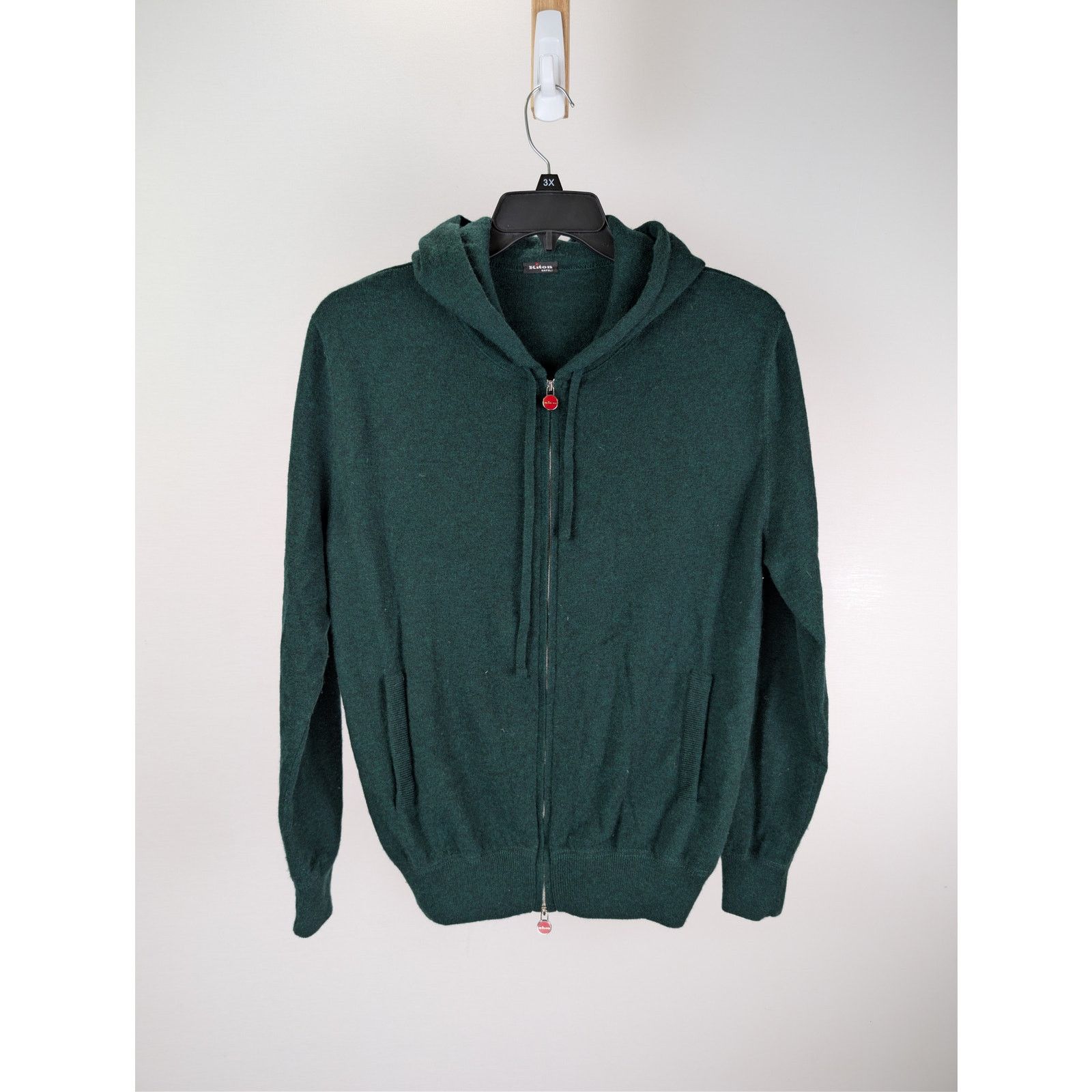 Kiton o1rshd1 CC20 Zip-up Hoodie in green Size US M / EU 48-50 / 2 - 8 Thumbnail