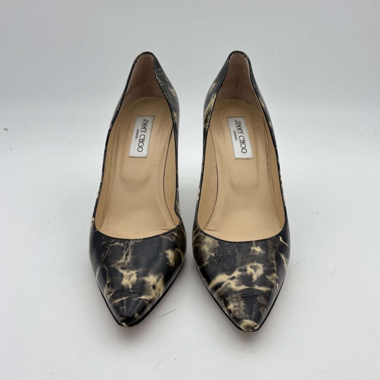 Jimmy Choo Jimmy Choo Romy 85 Patent Leather Heels Pumps Women's 41.5 Size US 11.5 / IT 41.5 - 2 Thumbnail