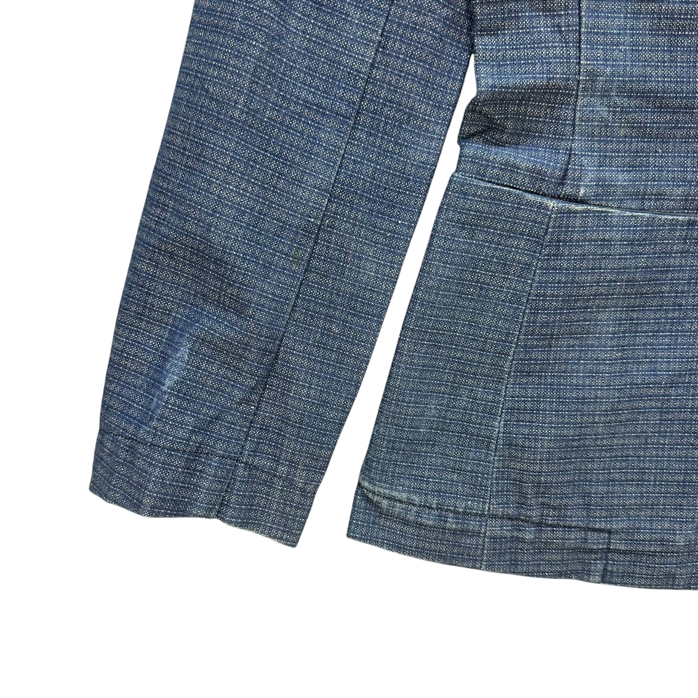 Blue Blue Japan BLUE BLUE JAPAN Arigato Pure Indigo Denim Jacket #A81-1951 Size M / US 6-8 / IT 42-44 - 5 Thumbnail