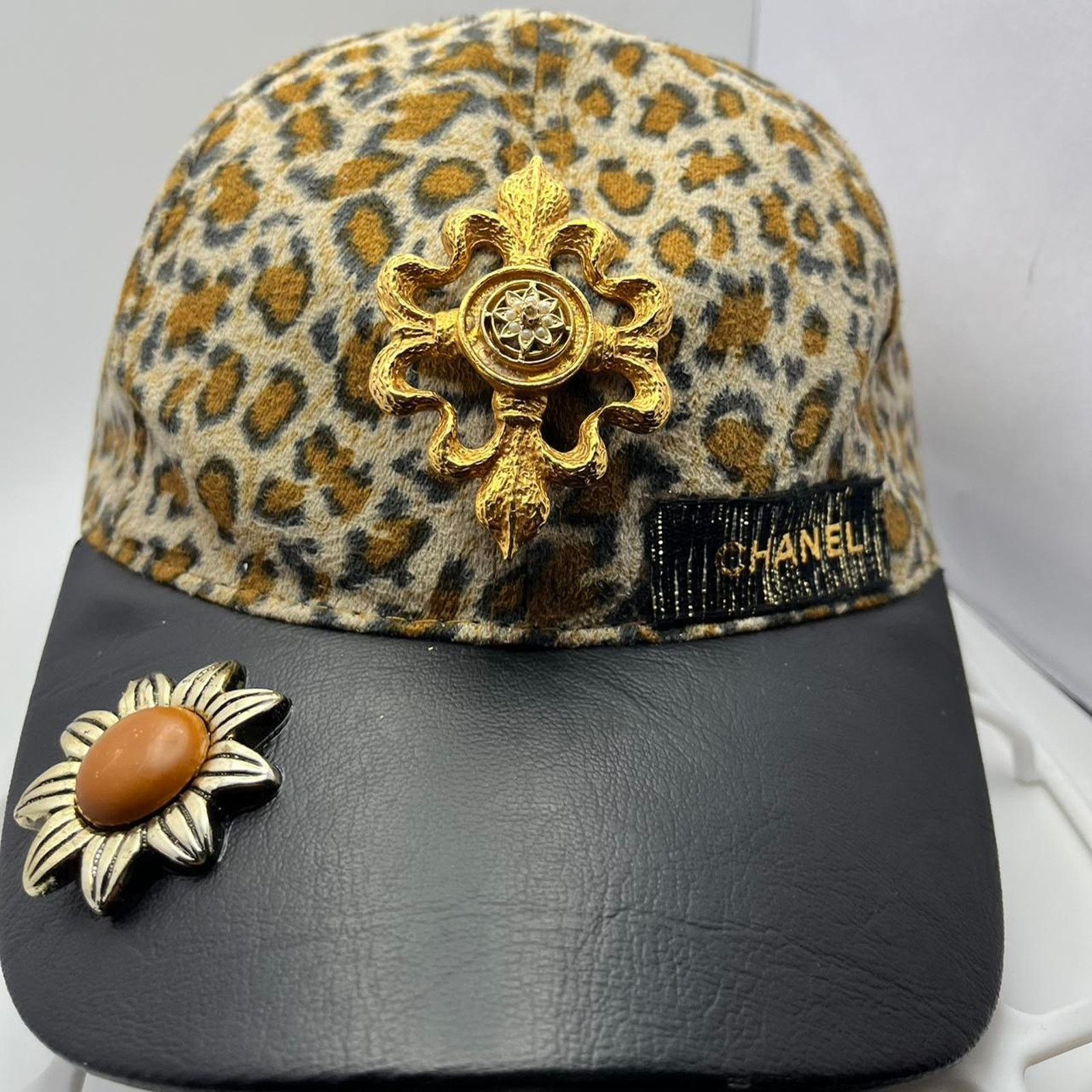 Other Womens leopard print cap Size ONE SIZE - 1 Thumbnail
