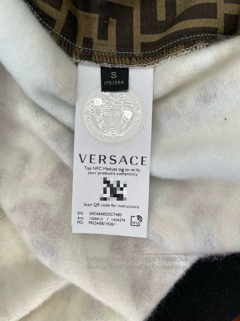 Versace Versace Thin fleece zip jacket Size US M / EU 48-50 / 2 - 7 Thumbnail