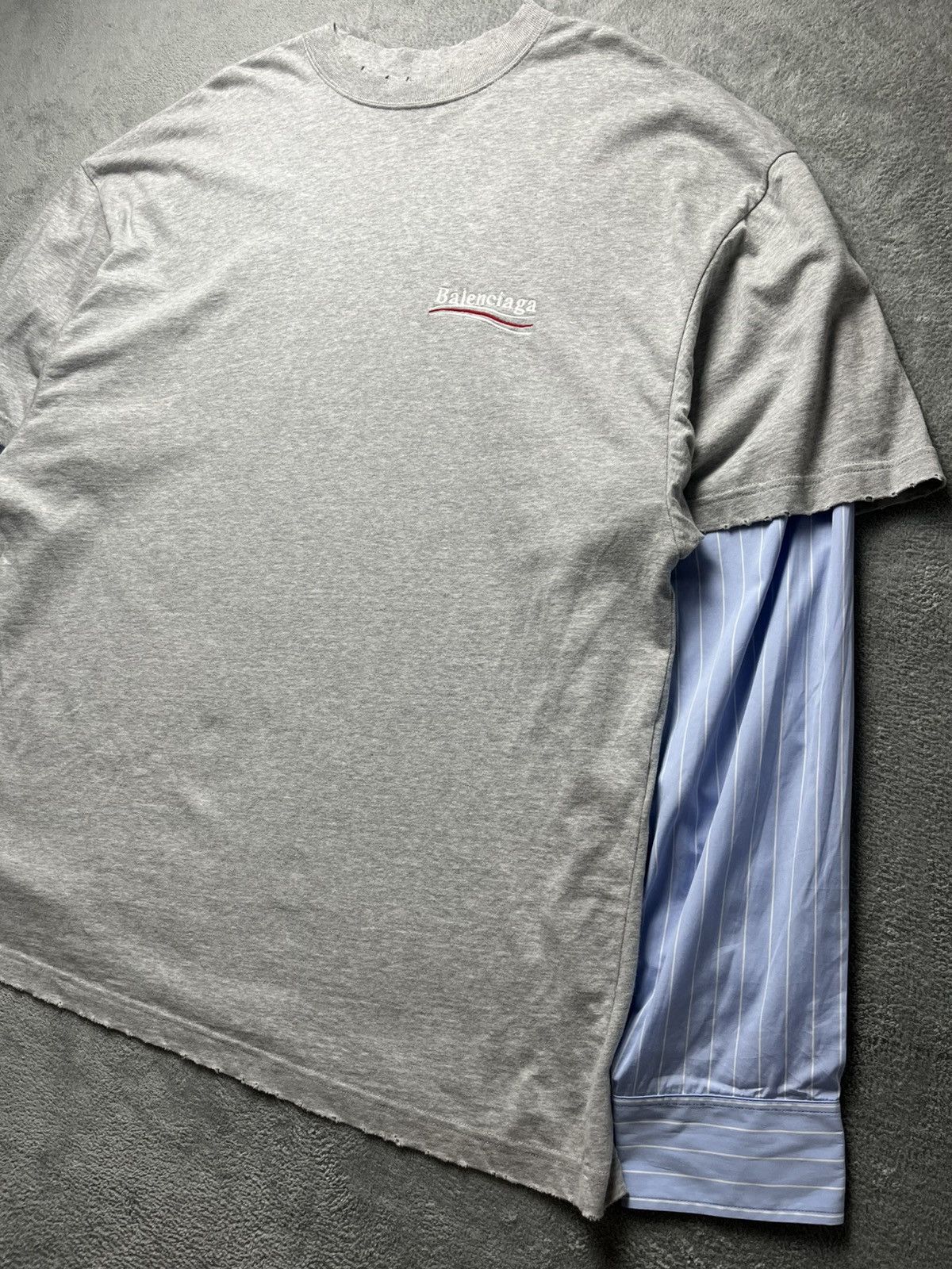 Balenciaga Balenciaga - SS/21 Political Campaign Layered Longsleeve Size US S / EU 44-46 / 1 - 6 Thumbnail