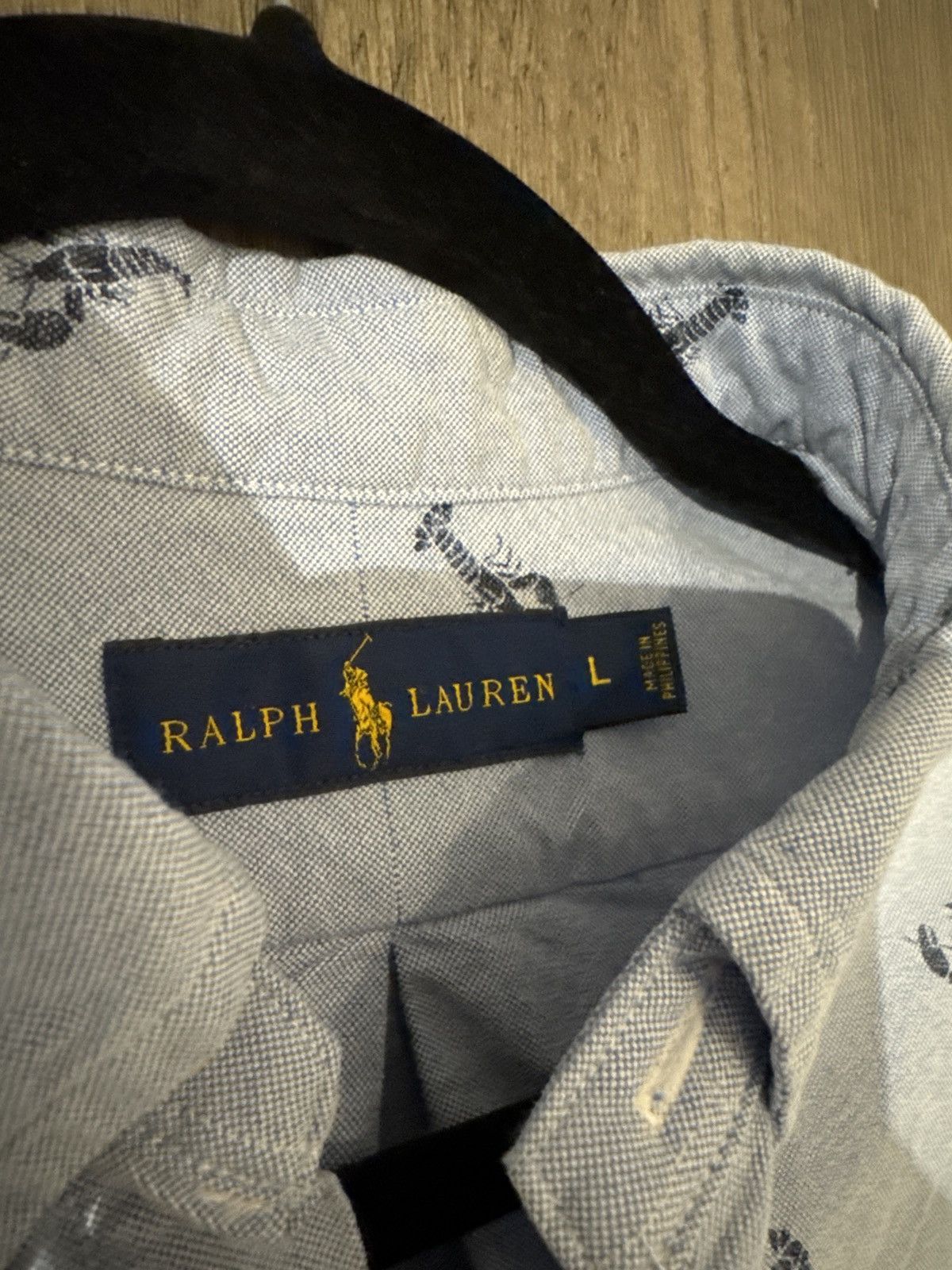 Polo Ralph Lauren Polo Ralph Lauren Lobster Pocket Shirt Size US L / EU 52-54 / 3 - 4 Thumbnail