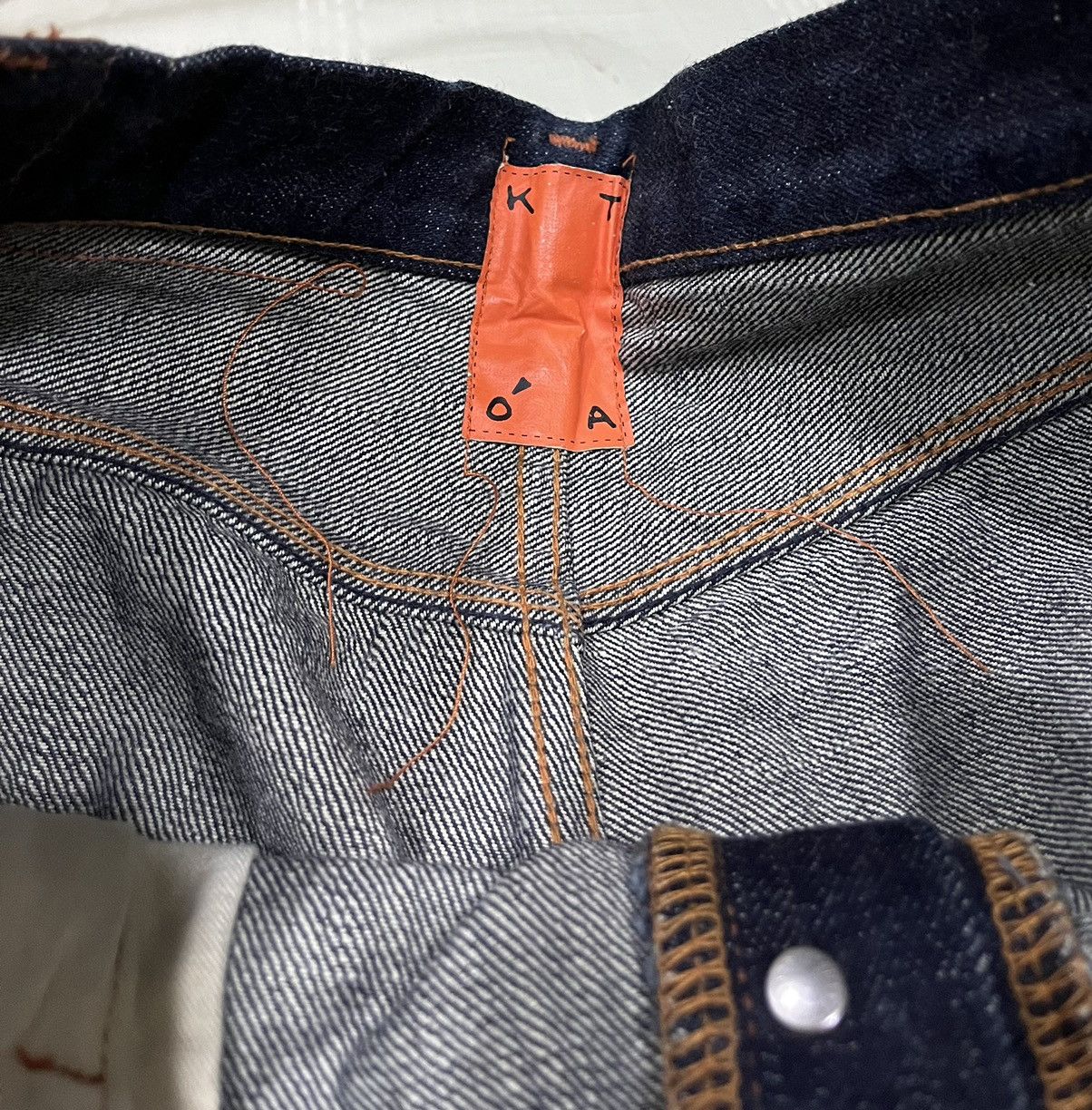 KATO Kato 3D Denim Selvedge Denim Jeans Size US 31 - 11 Thumbnail