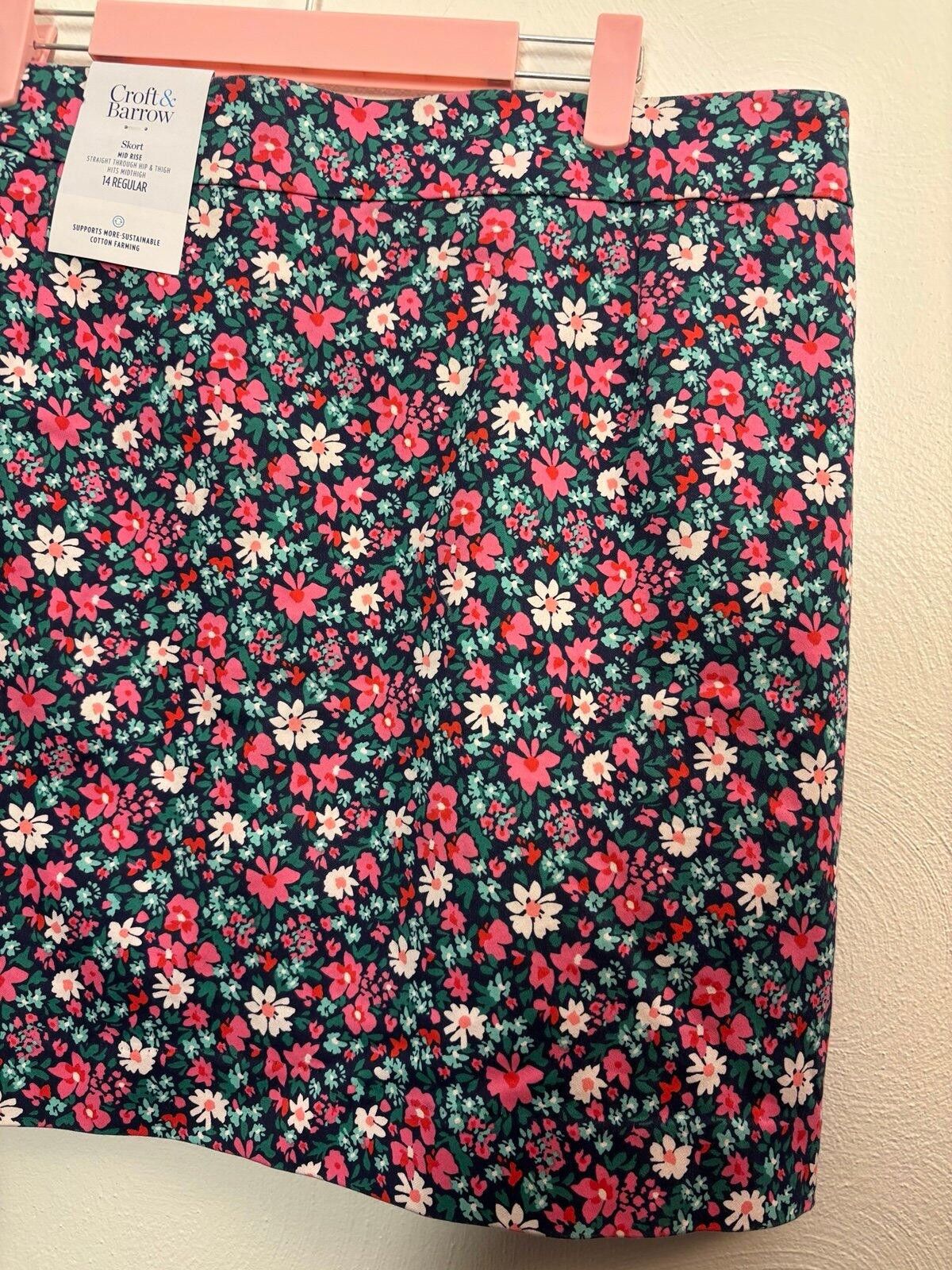 Croft & Barrow Croft & Barrow Floral Skort Size 14 Size 36" / US 14 / IT 50 - 3 Thumbnail