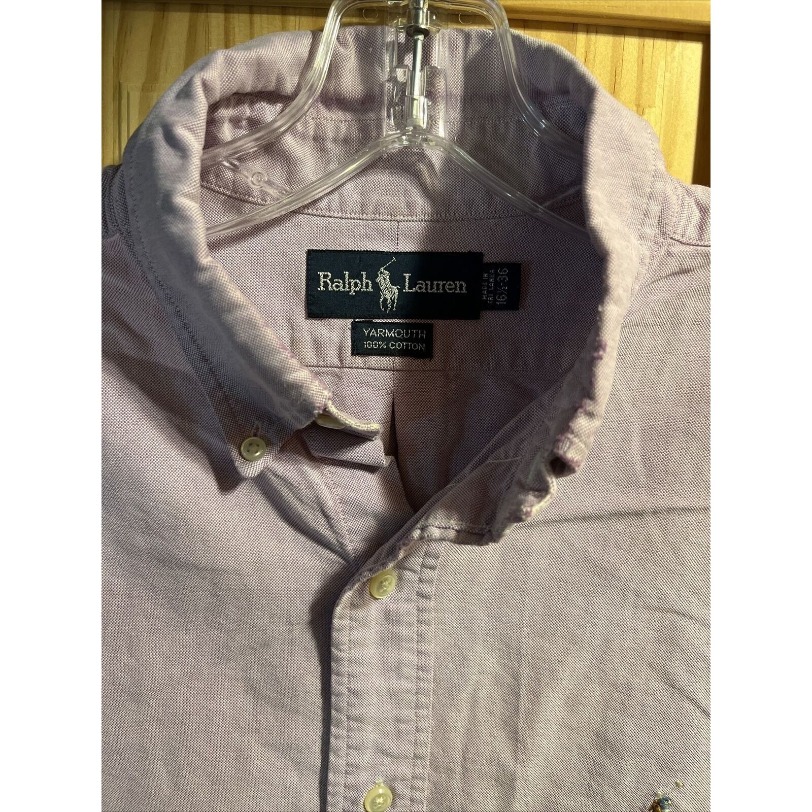 Ralph Lauren Ralph Lauren Men’s 16.5 36 Purple Yarmouth LS Cotton Shirt Size US XL / EU 56 / 4 - 4 Thumbnail