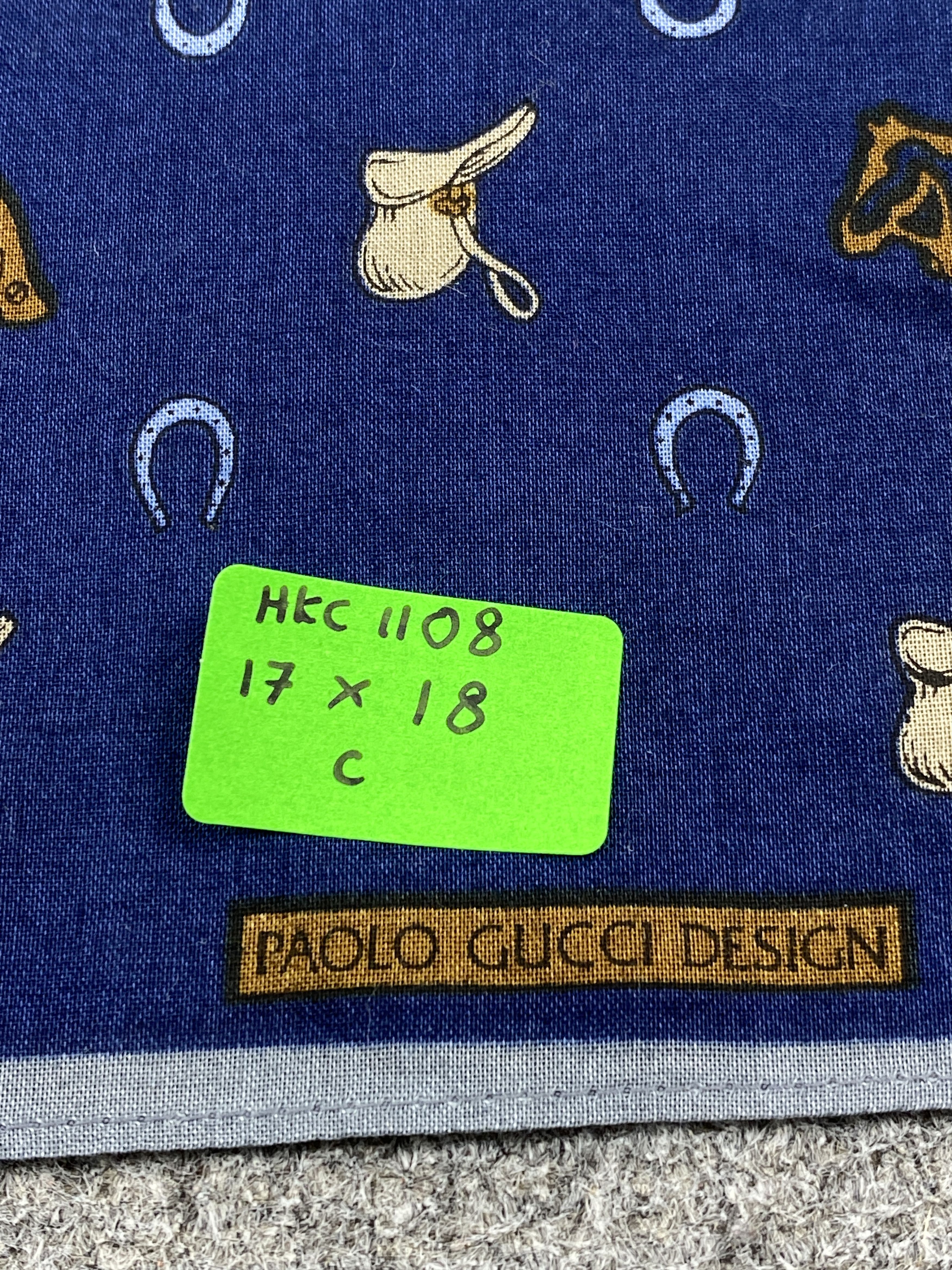 Paolo Gucci Vintage Paolo Gucci Handkerchief Bandana Neckerchief HKC1108 Size ONE SIZE - 8 Thumbnail