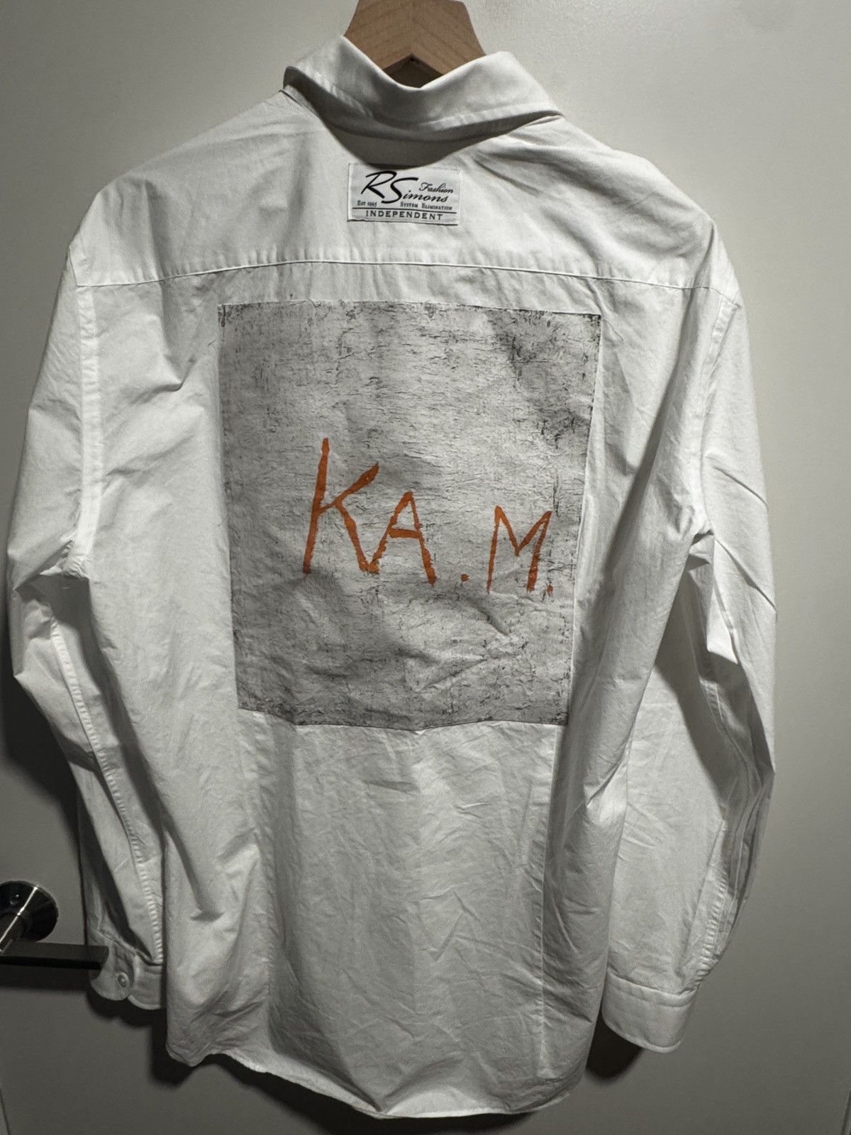 Raf Simons Raf Simosn KA.M Back Print Shirt Size US S / EU 44-46 / 1 - 2 Thumbnail