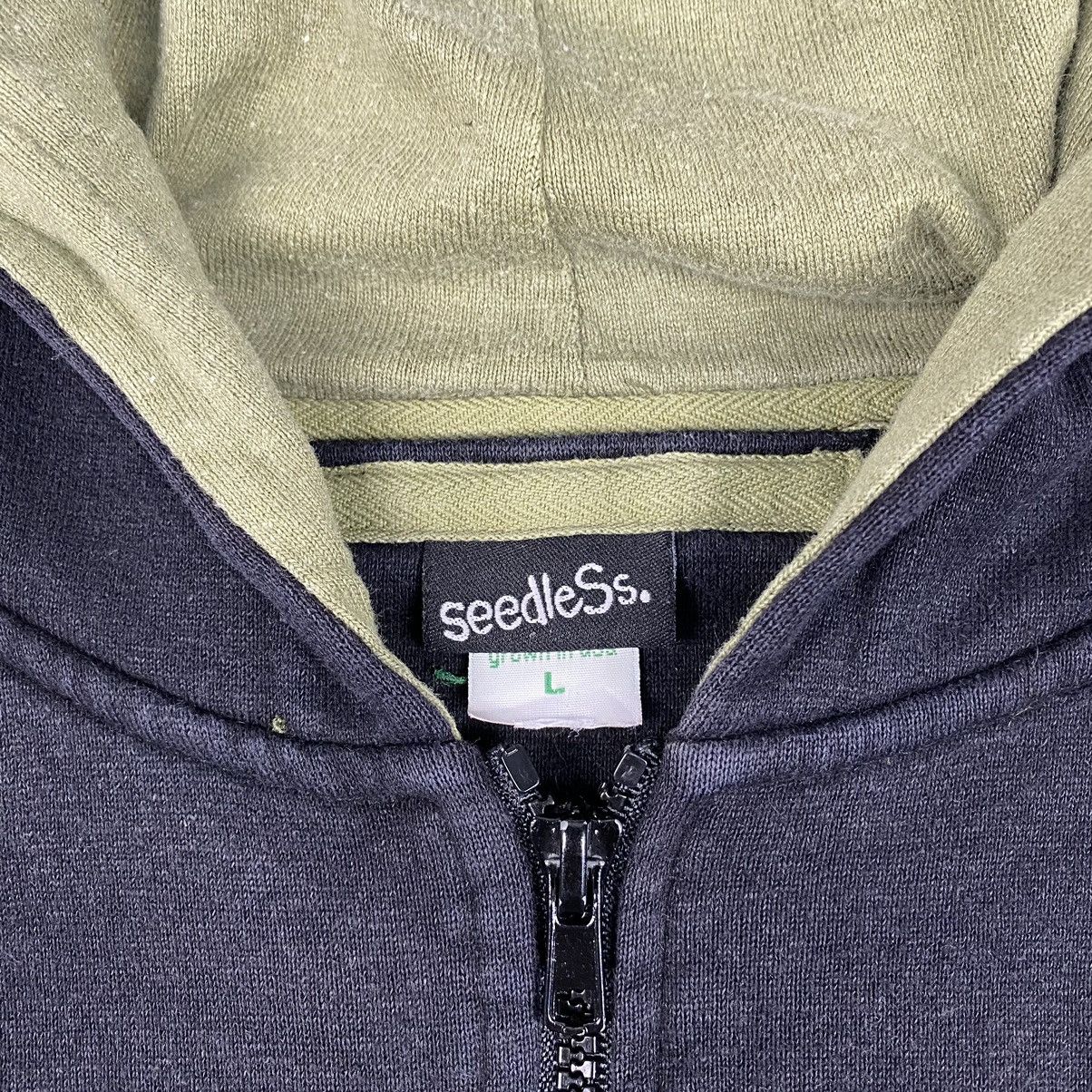 Japanese Brand × Vintage Vintage Seedless Hemp Hoodie Size US L / EU 52-54 / 3 - 2 Thumbnail