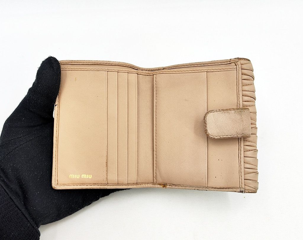 Miu Miu authentic MIU MIU Matelassé leather short wallet Size ONE SIZE - 2 Thumbnail