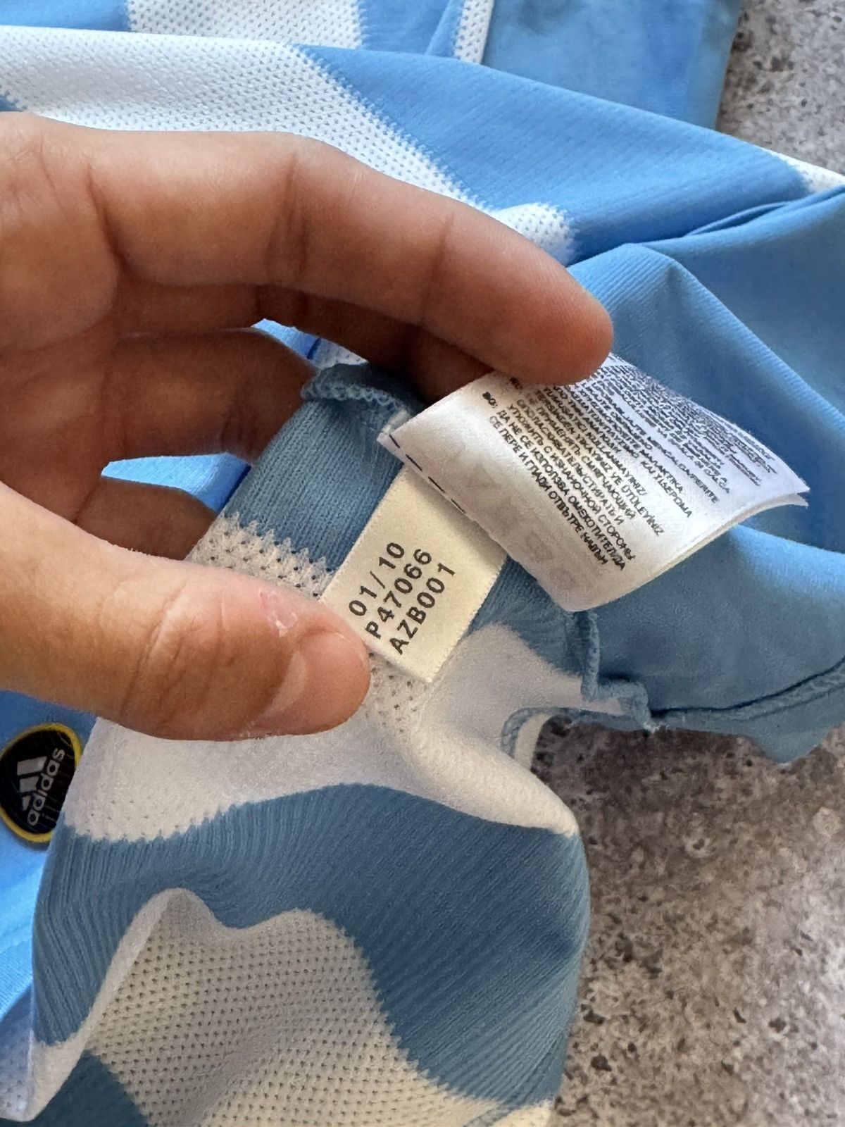 Adidas 🔥ADIDAS ARGENTINA 2010 2011 WORLD CUP FOOTBALL SOCCER JERSEY Size US XL / EU 56 / 4 - 13 Thumbnail