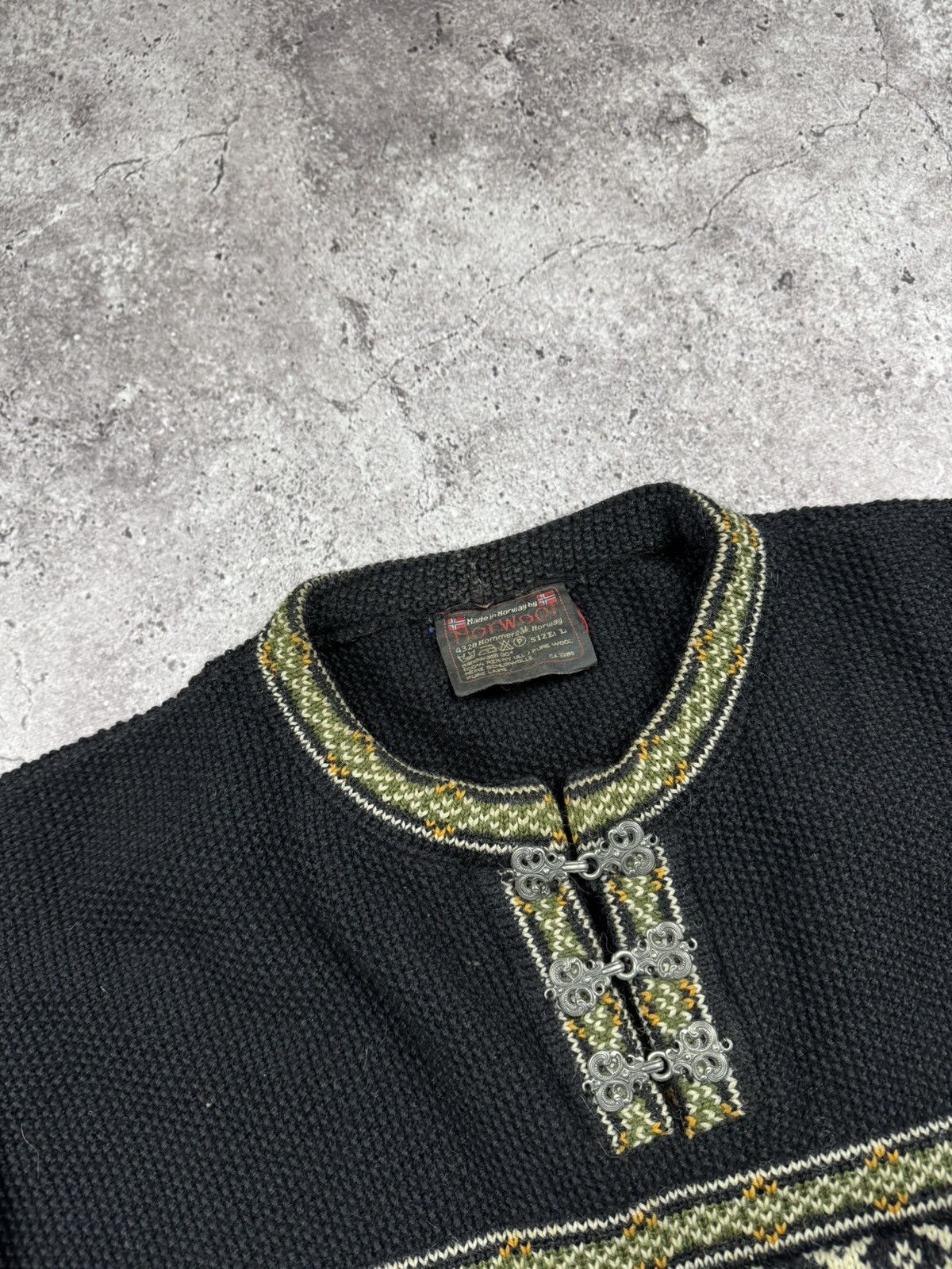 Norwool Vintage Y2k Norwool Knitted Sweater Norway Dale Of Norway Size US L / EU 52-54 / 3 - 4 Thumbnail