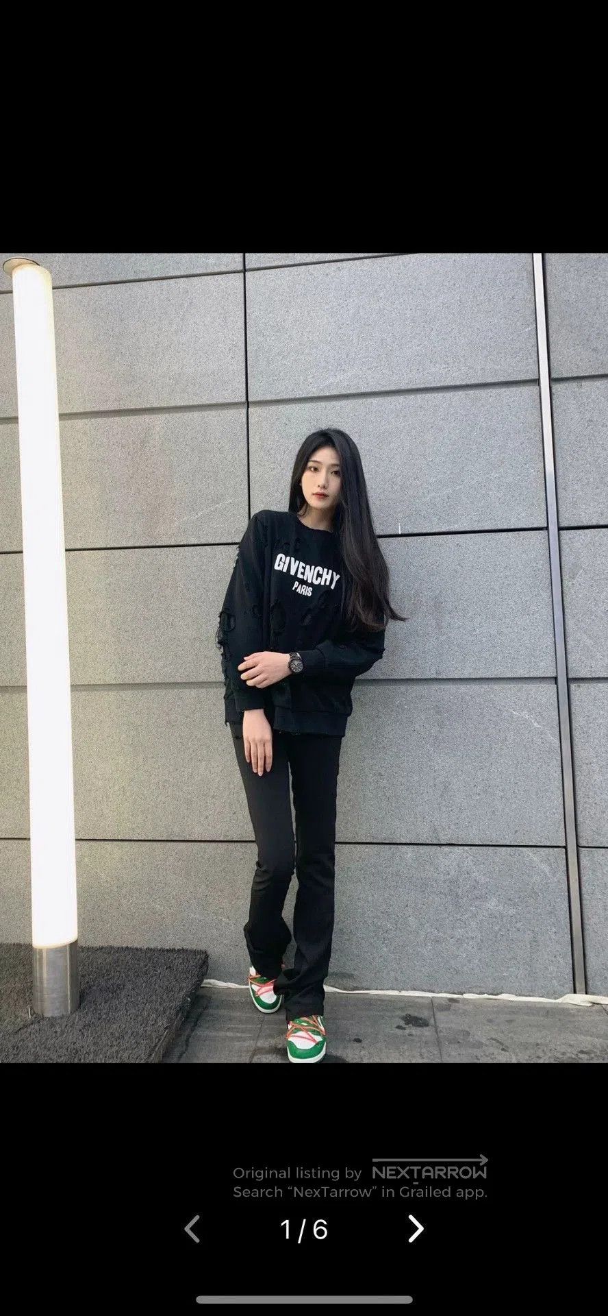 Givenchy givenchy distressed logo sweatshirt size large. Size US L / EU 52-54 / 3 - 7 Thumbnail