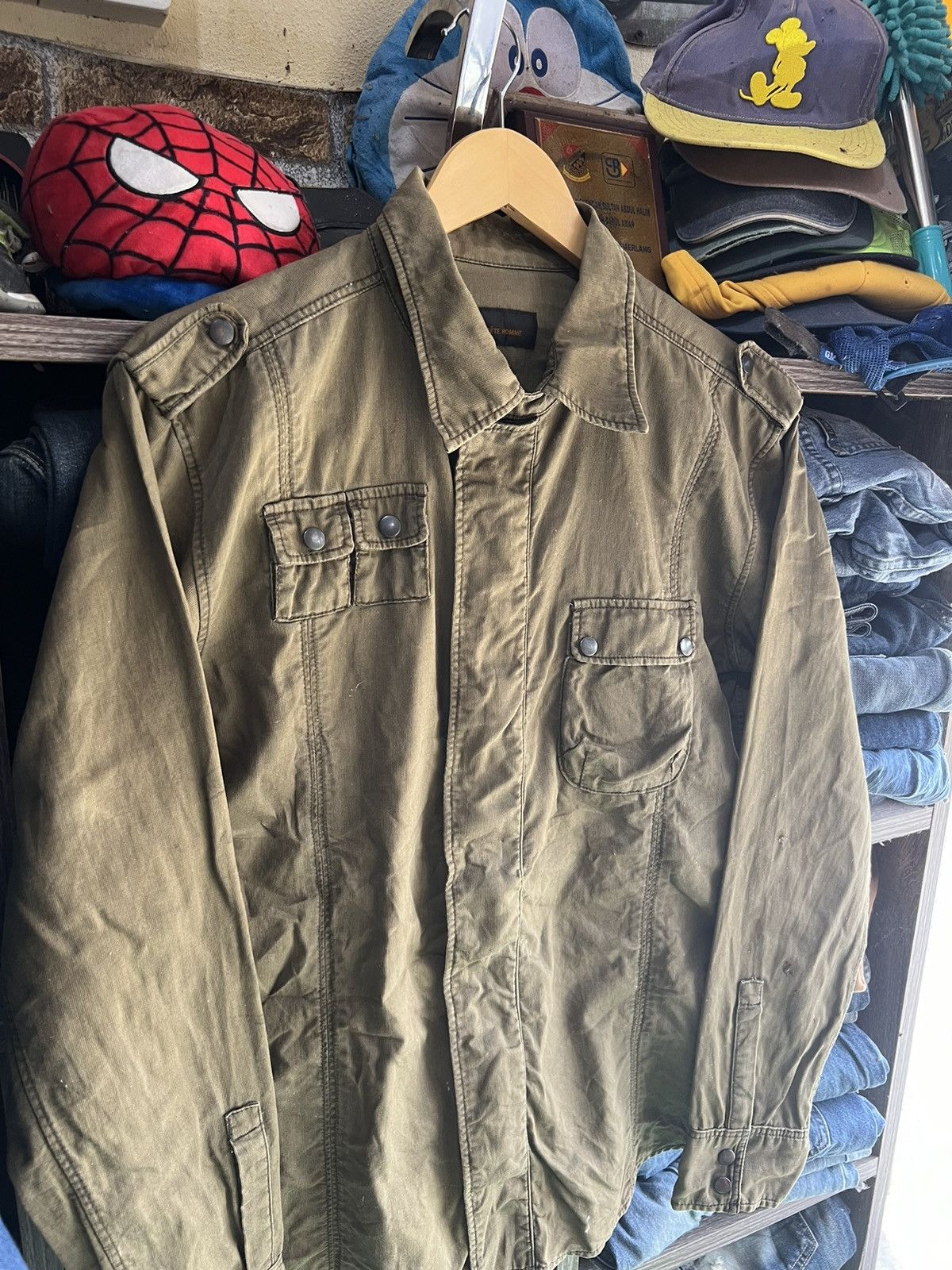 Tete Homme 🔥Tete Homme Issey Miyake Overshirt Jacket Size US M / EU 48-50 / 2 - 9 Thumbnail