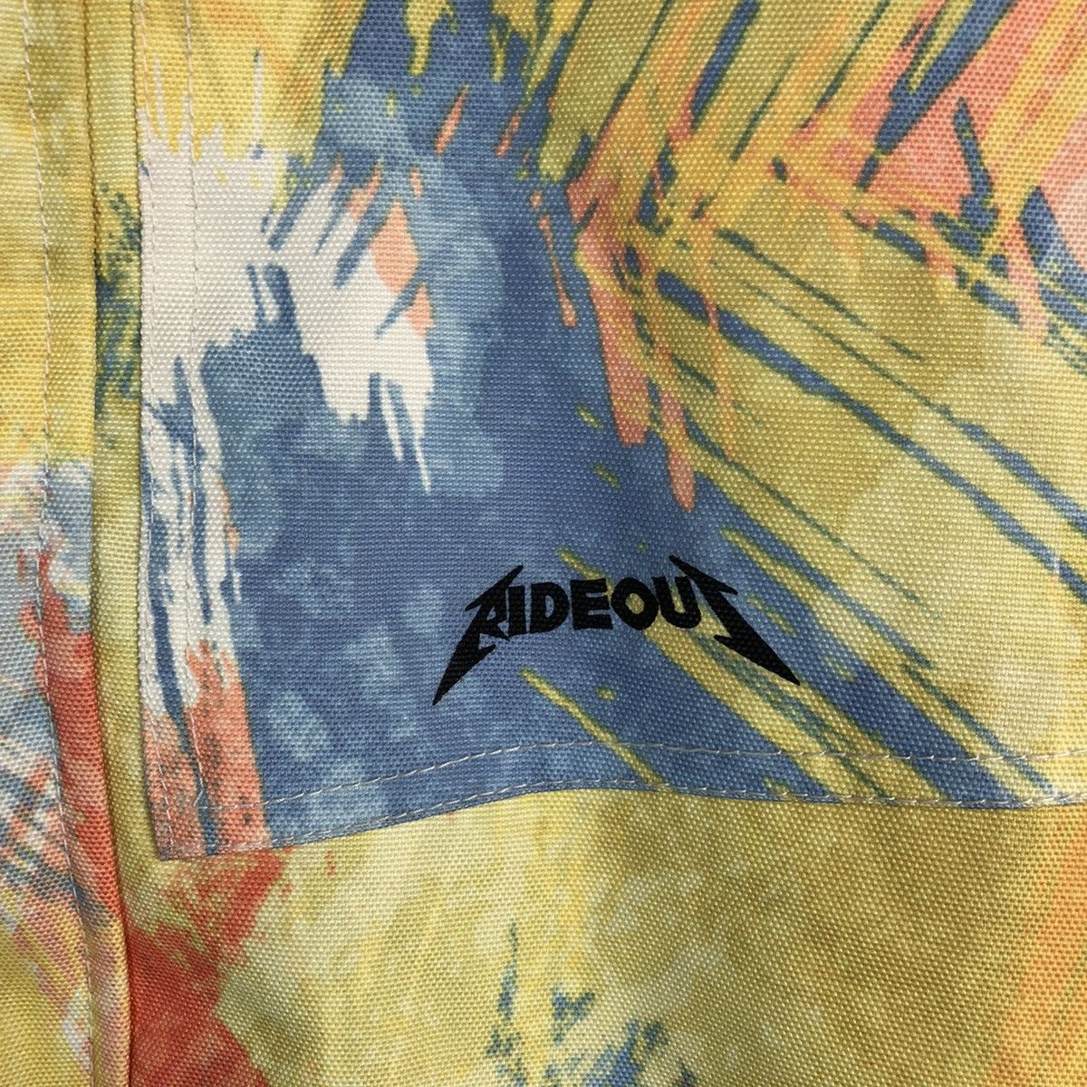 Japanese Brand Ride Out snowboard wear Yellow mix Coats #A235 Size US M / EU 48-50 / 2 - 11 Thumbnail