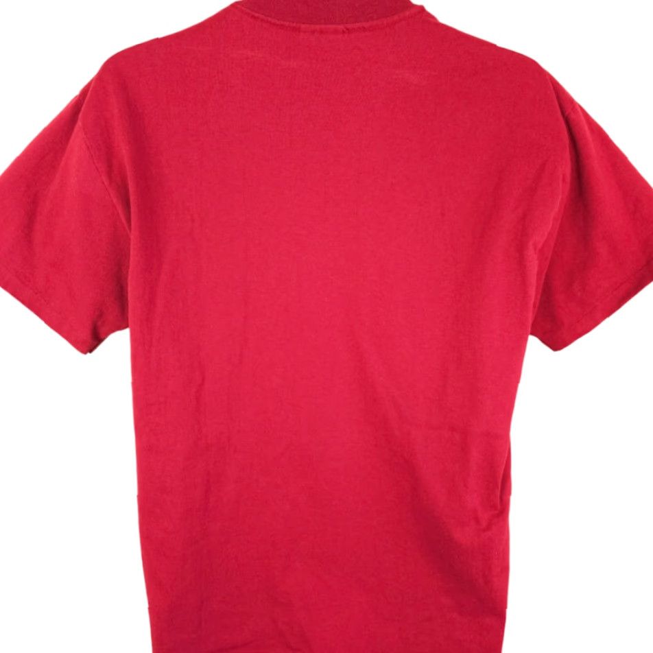 Hanes VINTAGE Hanes Great Space Race T Shirt Mens Large Red 90s Reading Books Made In USA Mens T-Shirt Size US L / EU 52-54 / 3 - 4 Thumbnail