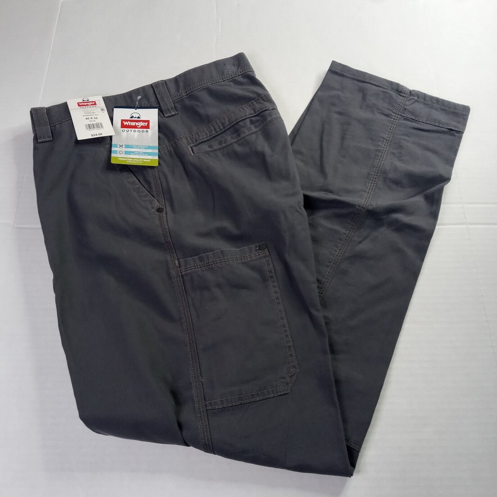 Wrangler Wrangler Outdoor Frontier Utility Pants Men's 40x32 Gray Size US 40 / EU 56 - 1 Thumbnail