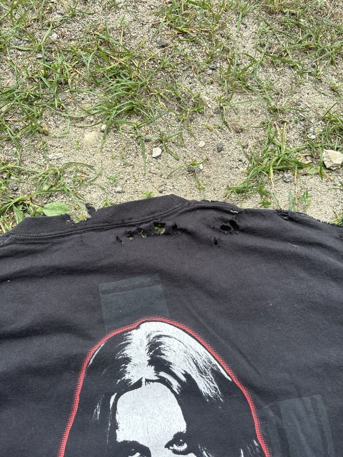 Band Tees Vintage Distressed Ozzy Osbourne Tshirt Size US L / EU 52-54 / 3 - 3 Thumbnail