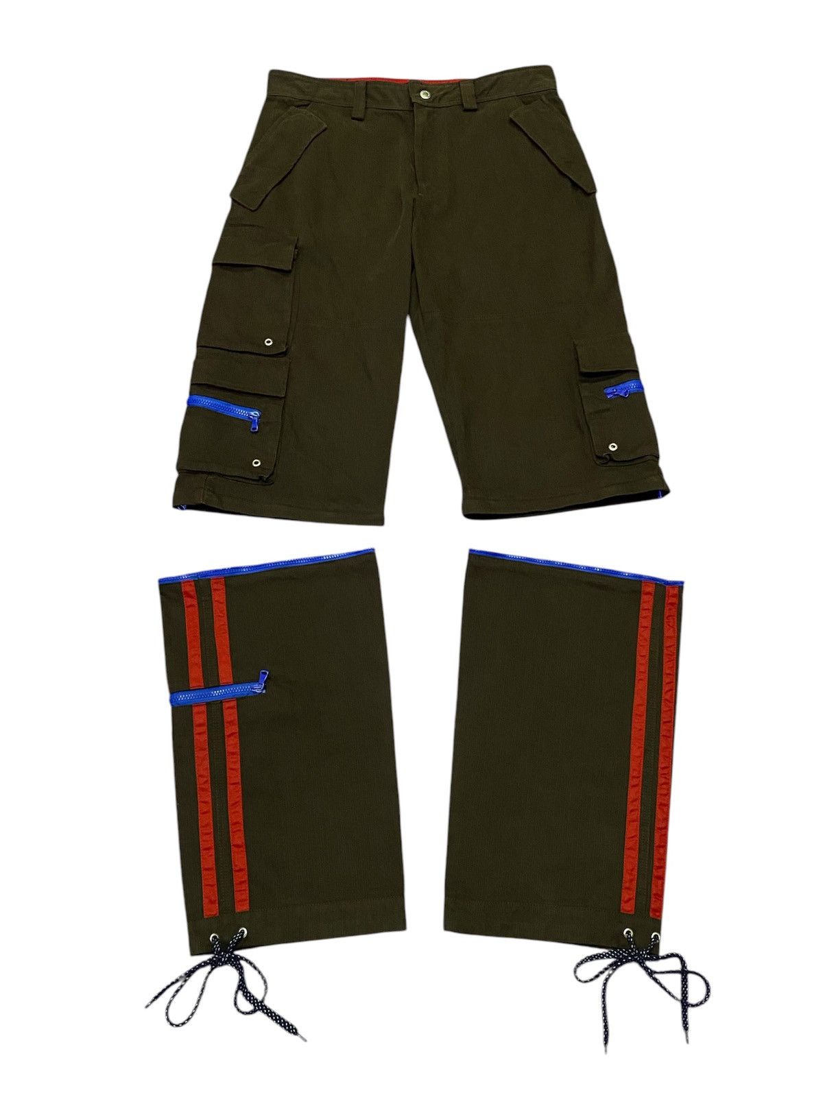 Dolce & Gabbana Dolce & Gabbana Corduroy Multi Pocket 2Way Pants Size US 33 - 2 Thumbnail