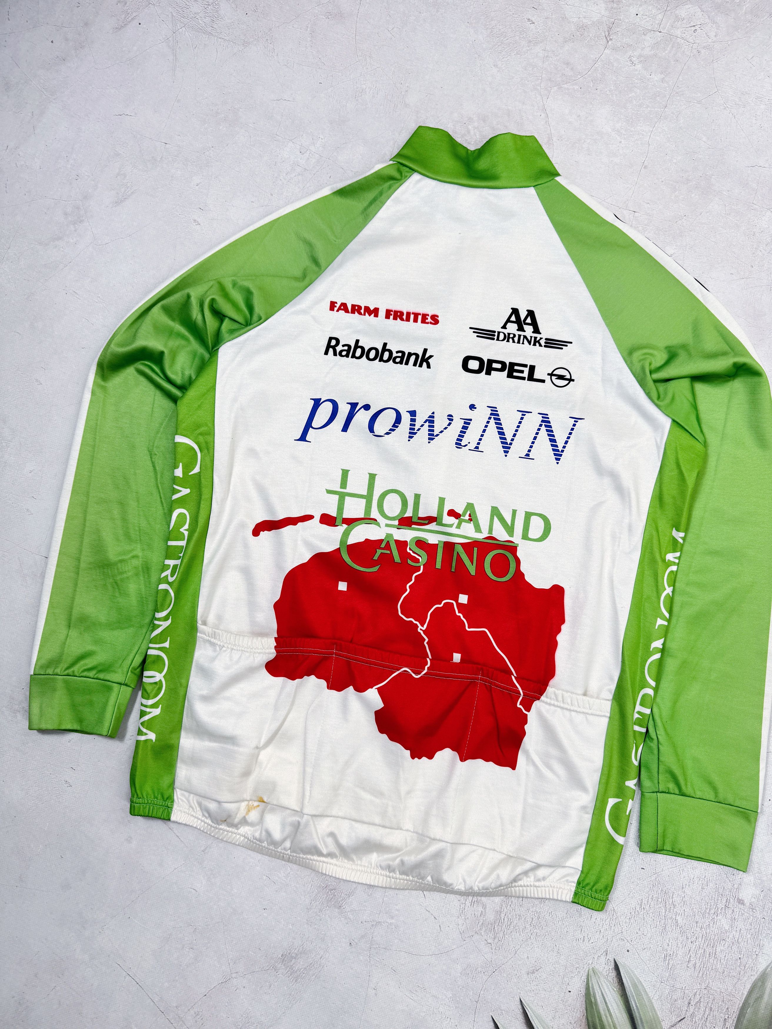 Vintage Vintage Rabobank Holland Casino Warm Cycling Jersey Opel Size US L / EU 52-54 / 3 - 16 Thumbnail