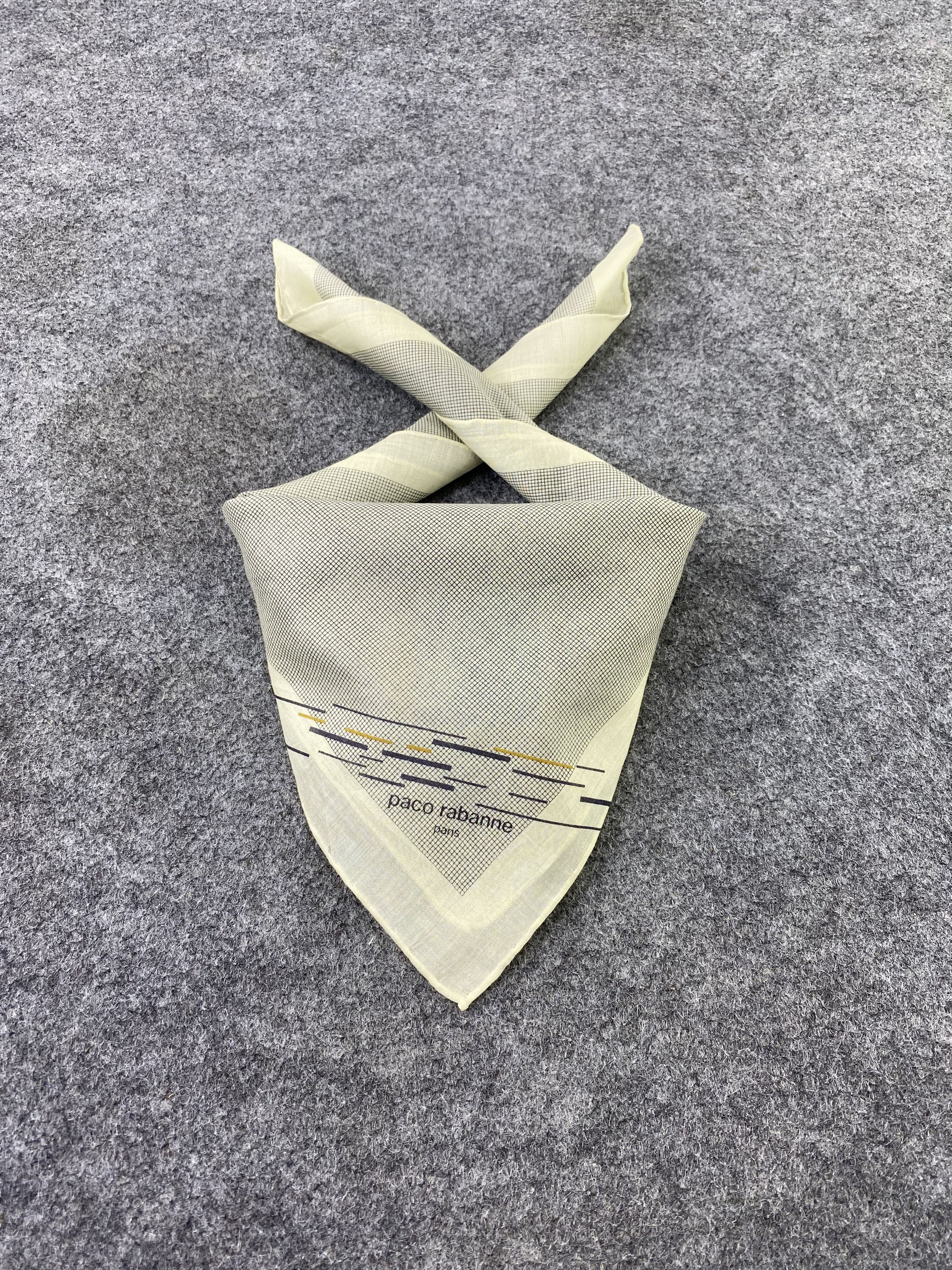 Paco Rabanne Paco Rabanne Handkerchief/Bandana/Neckerchief/Headscarf-B844 Size ONE SIZE - 2 Thumbnail