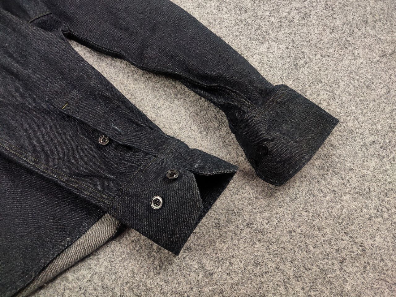 G-Star × Vintage G Star Raw Cpo Slim Dark Blue Denim Shirt Overshirt Pocket Size US S / EU 44-46 / 1 - 9 Thumbnail