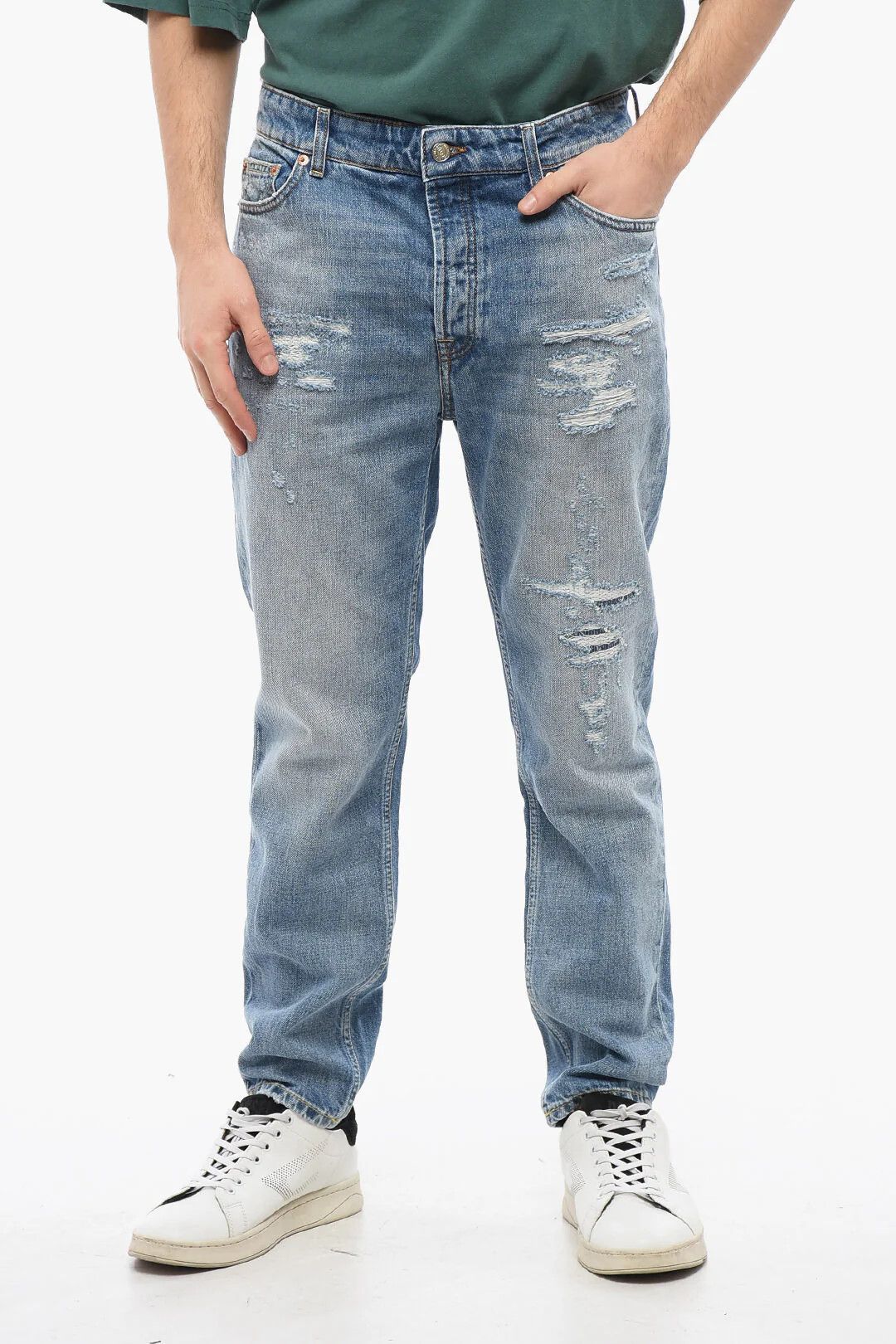 DEPARTMENT5 og1mm0326 Slim Fit Jeans in Blue Size US 33 - 1 Thumbnail