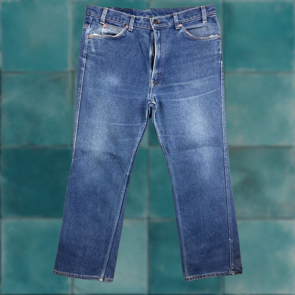 Levi's VINTAGE Levi's Orange Tab Jeans Mens W36 x L27 Bootcut 80s USA Made Regular Denim Blue 27 Inseam Boys? Size US 36 / EU 52 - 1 Thumbnail