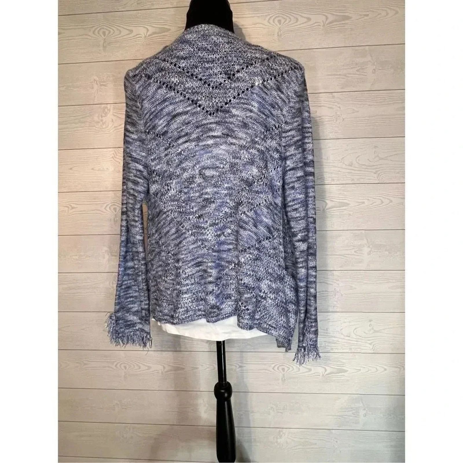 Other 89th & Madison blue marled open cardigan Size Petite Medium Size M / US 6-8 / IT 42-44 - 4 Thumbnail