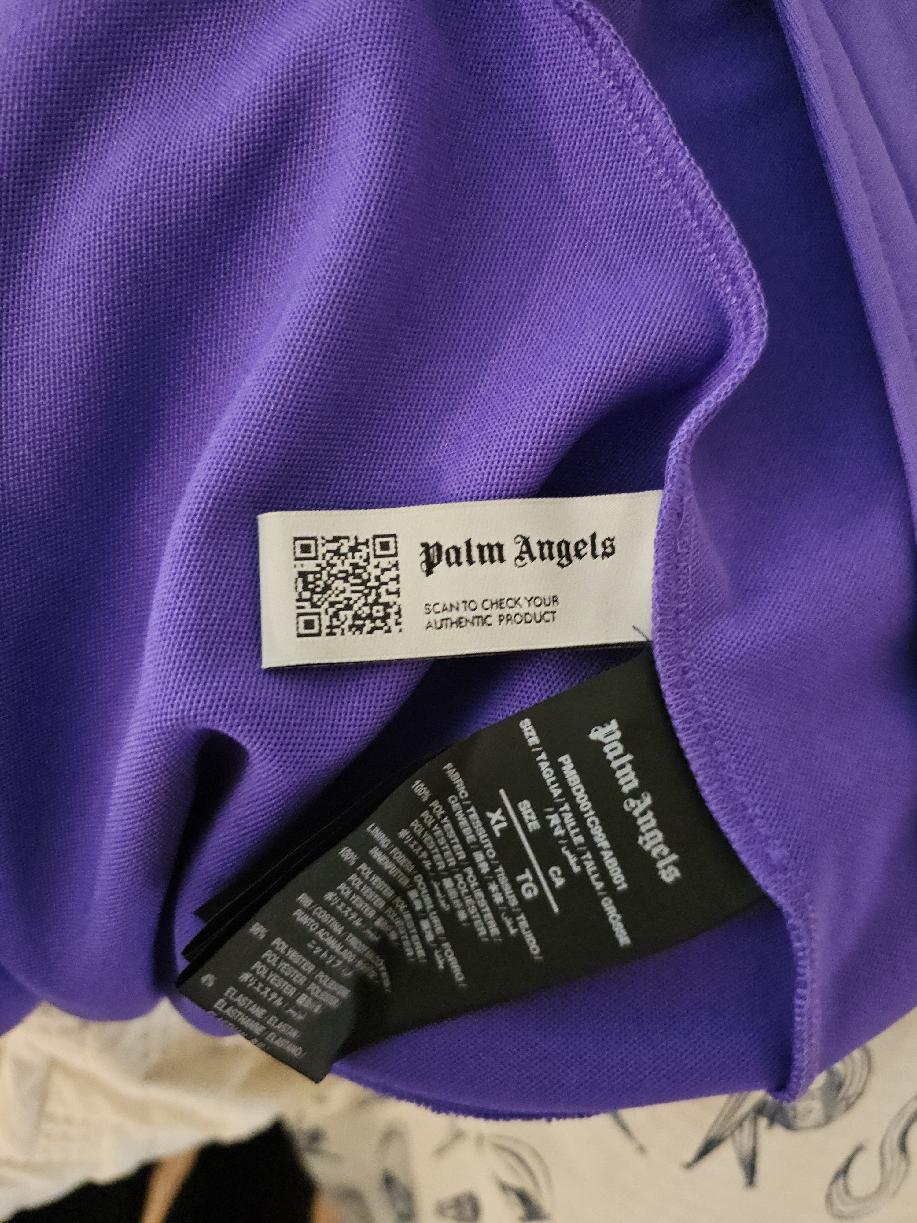 Palm Angels Palm angels purple track jacket Size US XL / EU 56 / 4 - 6 Thumbnail