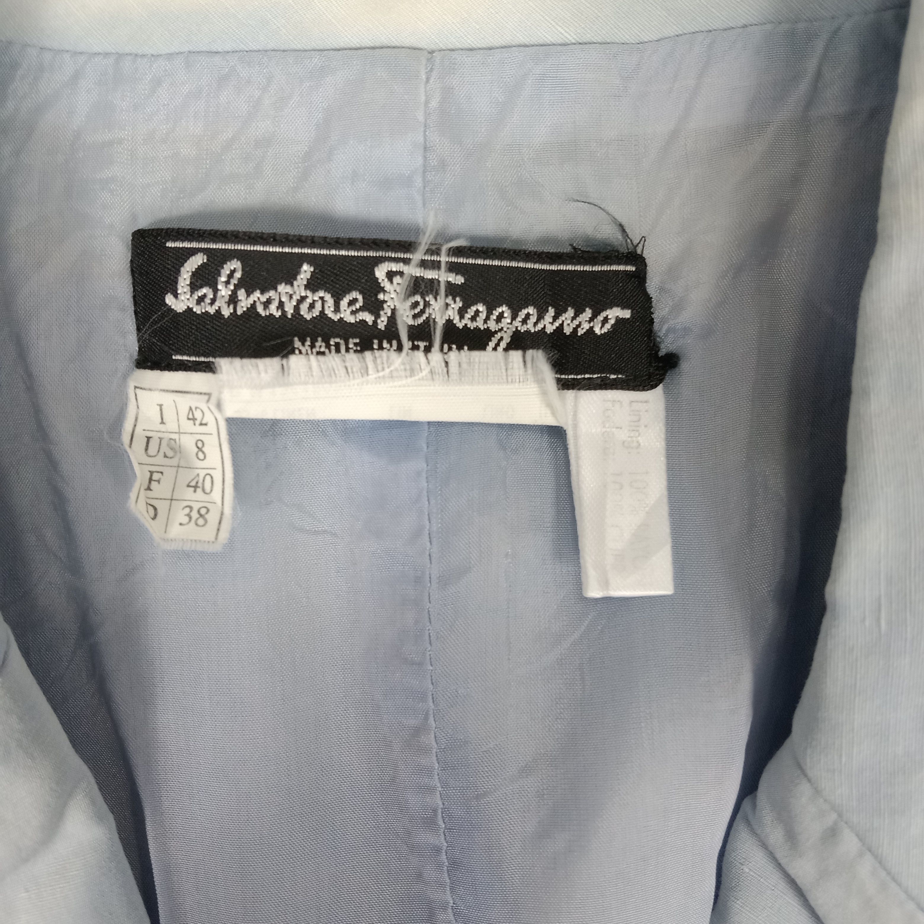 Salvatore Ferragamo × Vintage Salvatore Ferragamo Italian Brand Designer Blazer Size XS / US 0-2 / IT 36-38 - 3 Thumbnail