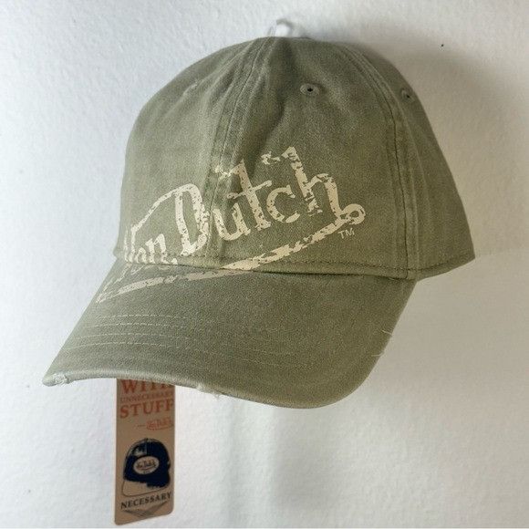 Von Dutch NWT VON DUTCH SAGE DISTRESSED DAD HAT Size ONE SIZE - 4 Thumbnail
