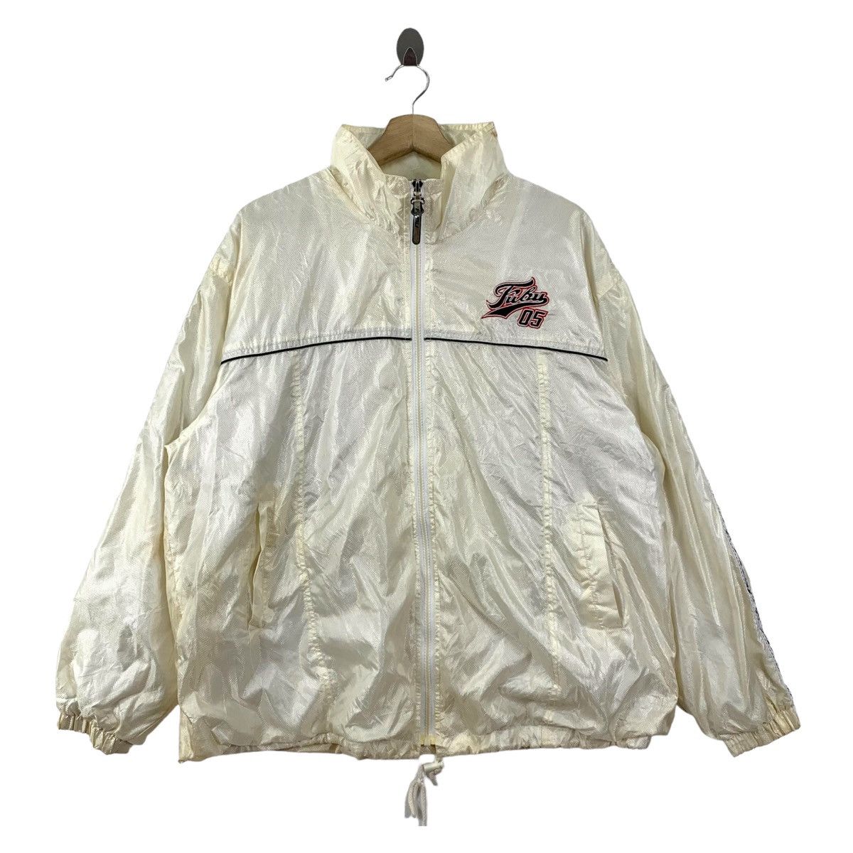 Fubu × Vintage Vintage FUBU Sportswear Big Logo Embroidered Light Jacket Size US L / EU 52-54 / 3 - 2 Thumbnail
