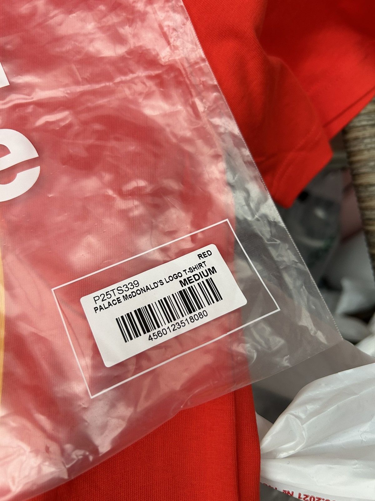 Palace Palace McDonald’s Logo Tee In Size M Red Size US M / EU 48-50 / 2 - 9 Thumbnail