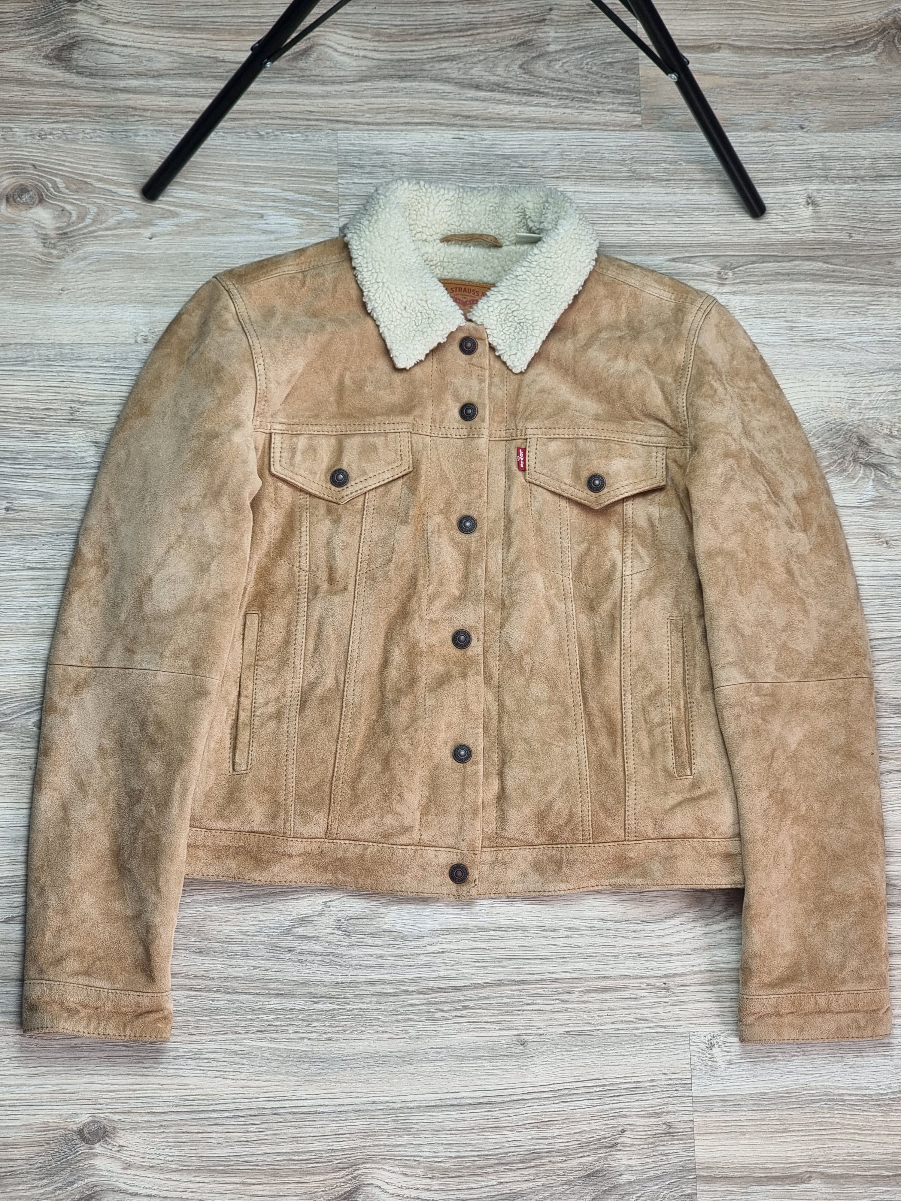 Levis type 3 goat leather jacket