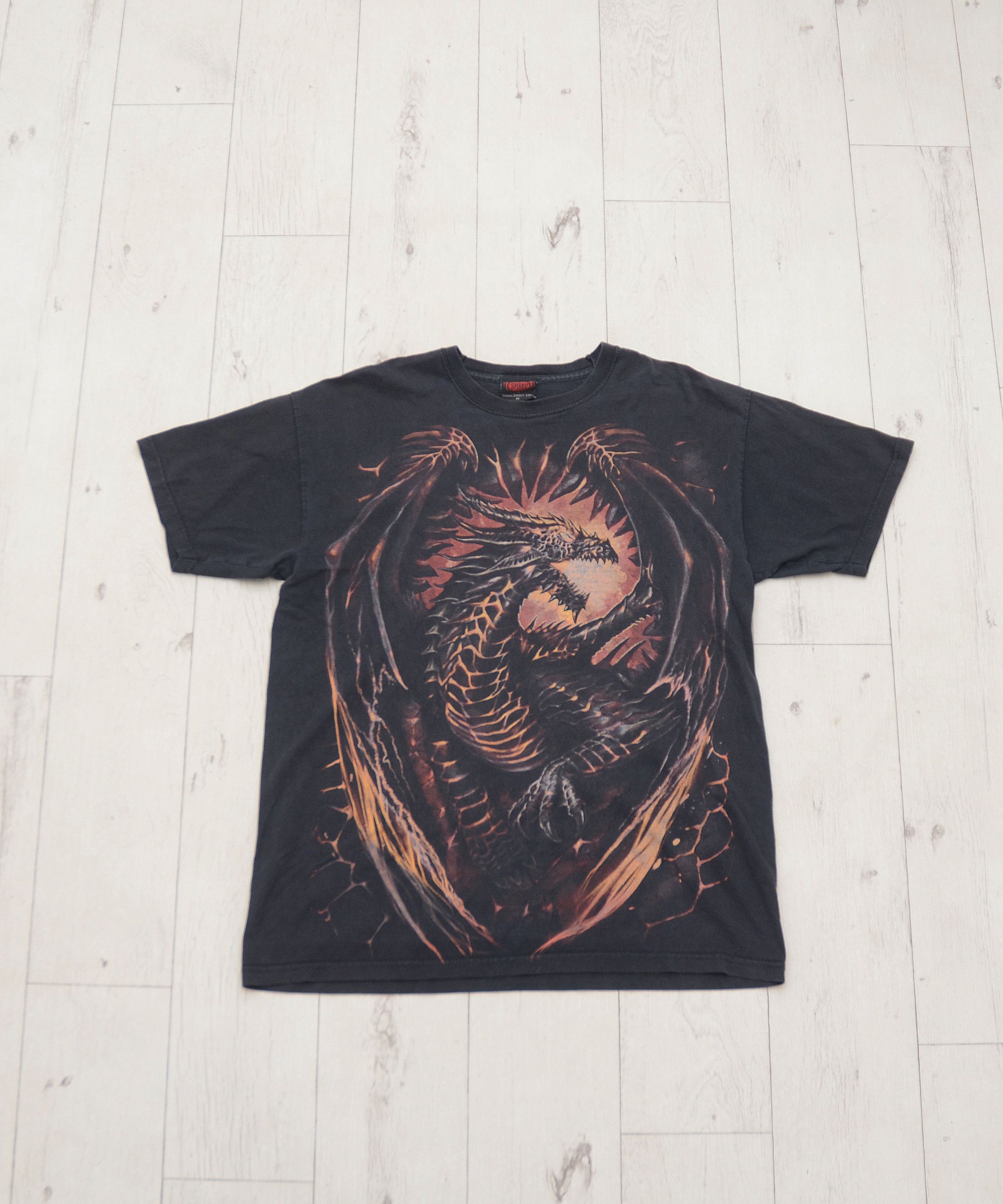 Vintage Vintage Graphic Design Crazy Dragon T-Shirt Spiral Direct Size US M / EU 48-50 / 2 - 1 Thumbnail