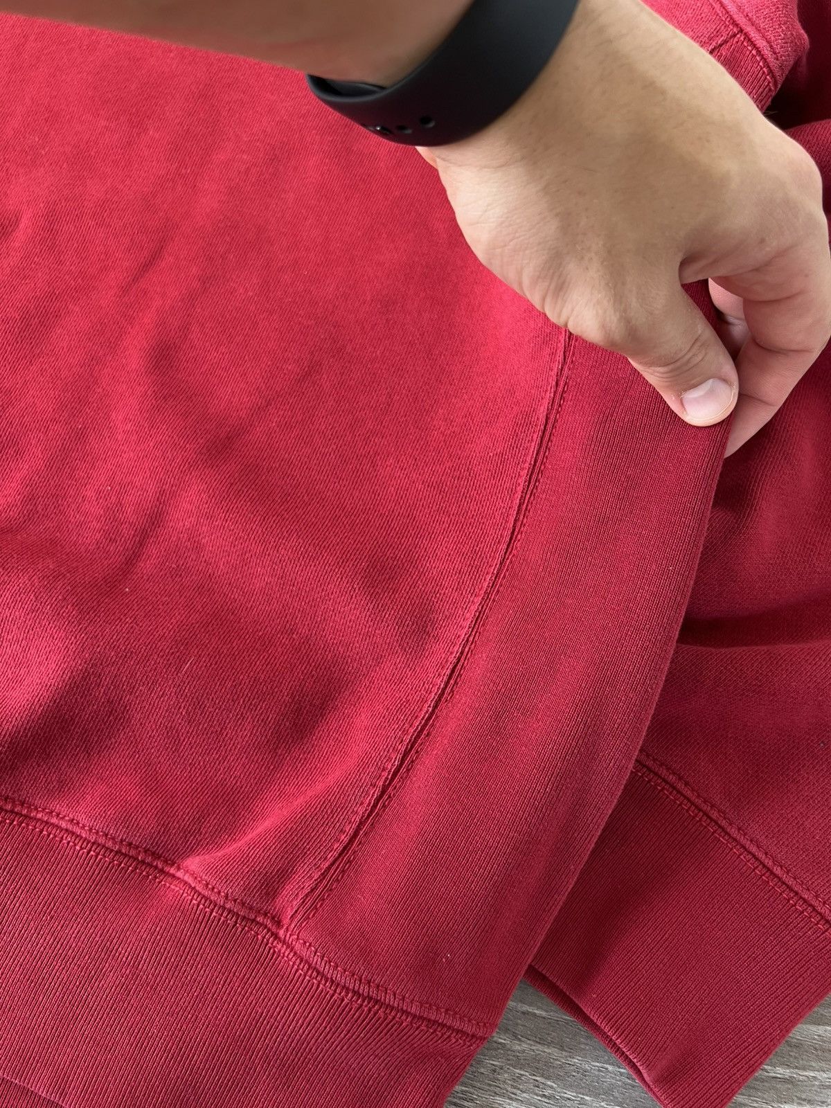 Polo Ralph Lauren Vintage Polo Ralph Lauren Red Crew Neck Y2K Drip Sweatshirt Size US XL / EU 56 / 4 - 7 Thumbnail