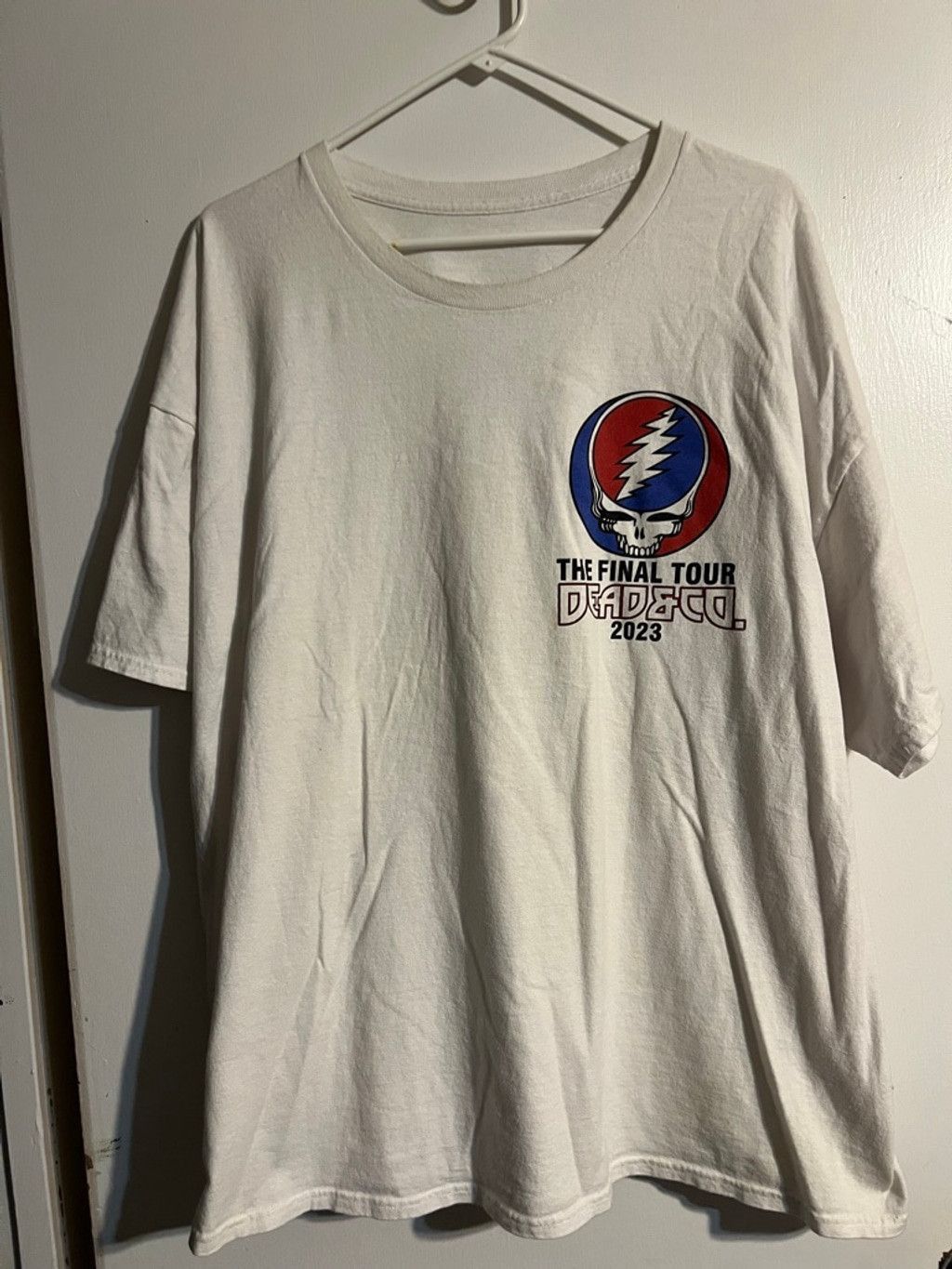 The Unbranded Brand Men's Unbranded Grateful Dead Tour Tee XL White Red Size US XXL / EU 58 / 5 - 1 Thumbnail