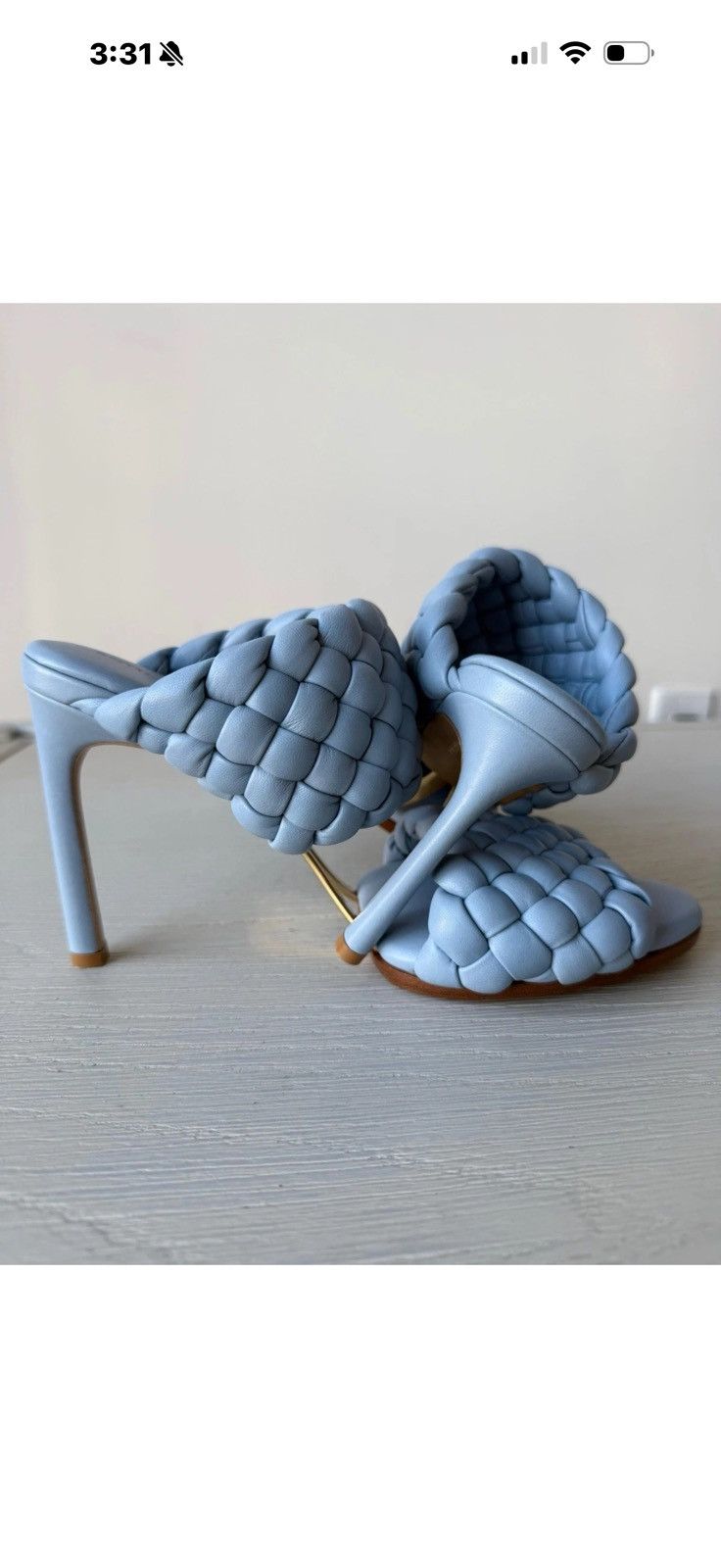 Bottega Veneta Bottega Veneta Womens Lido Leather Sandals Size 37.5 Size US 7 / IT 37 - 4 Thumbnail