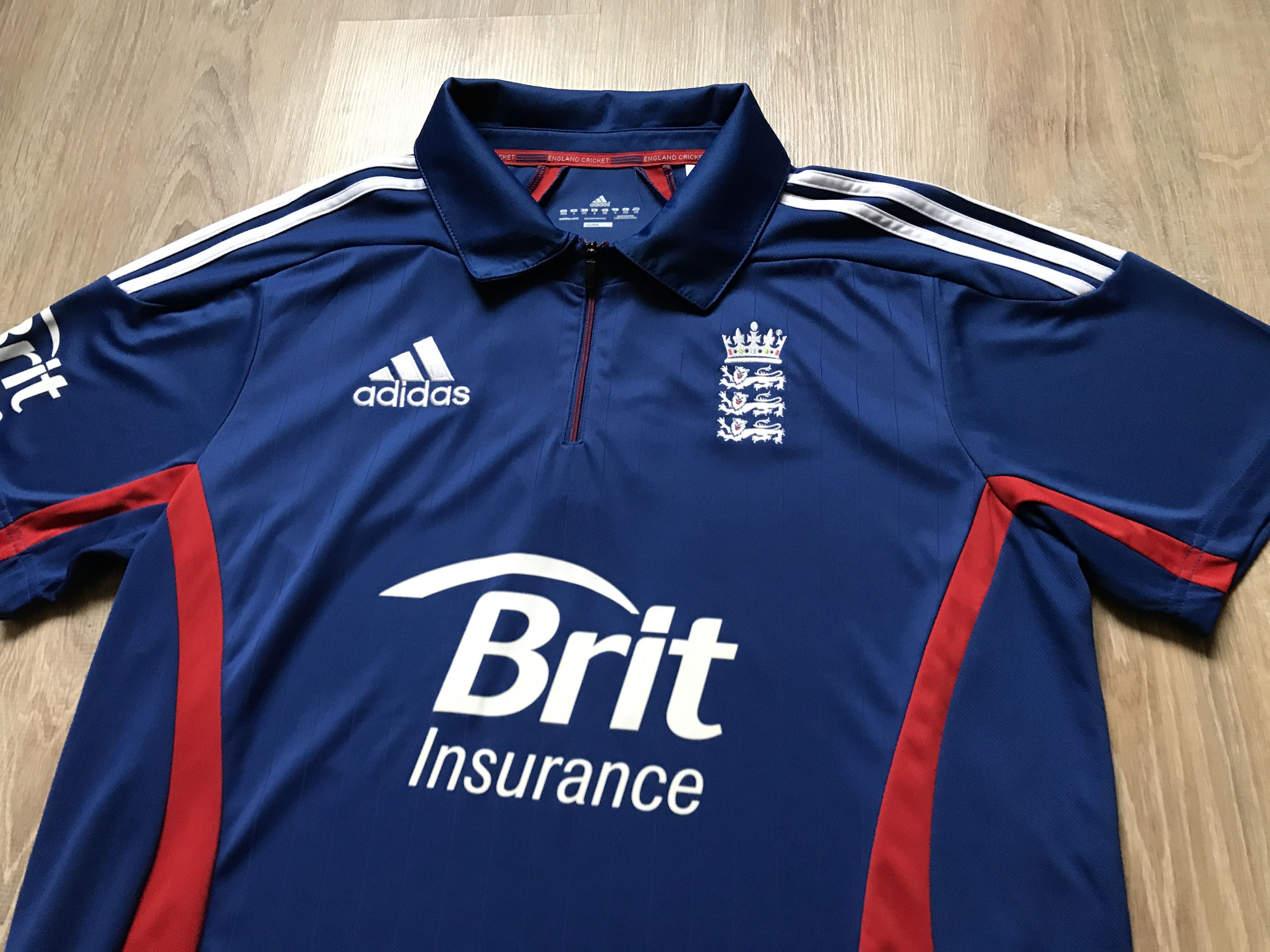 Adidas × Vintage Adidas England Cricket Nacional Team Jersey 2012 Size US L / EU 52-54 / 3 - 3 Thumbnail