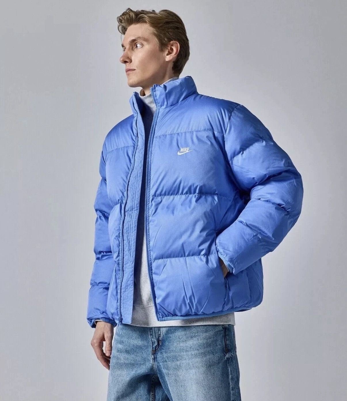 Nike Nike Mens Puffer jacket XL Blue Primaloft FB7368-450 Size US XL / EU 56 / 4 - 1 Thumbnail