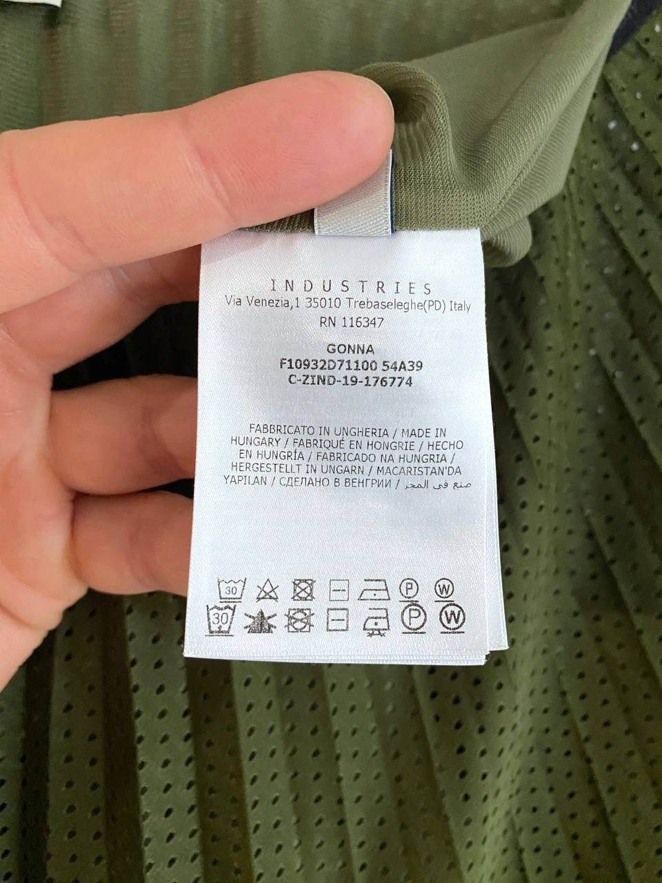 Designer × Moncler Moncler Gonna Pleated Midi Green Skirt, Size 44 Size 34" / US 12 / IT 48 - 18 Thumbnail