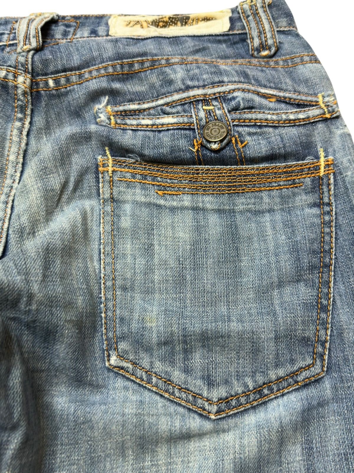 Taverniti Vintage Taverniti Flare Faded Grunge Distressed Denim Size US 32 / EU 48 - 7 Thumbnail