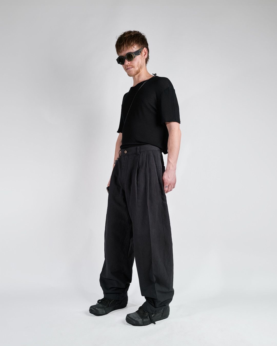 Other NKTRMNV PLEATED TEXTURED PANTS Size US 32 / EU 48 - 4 Thumbnail